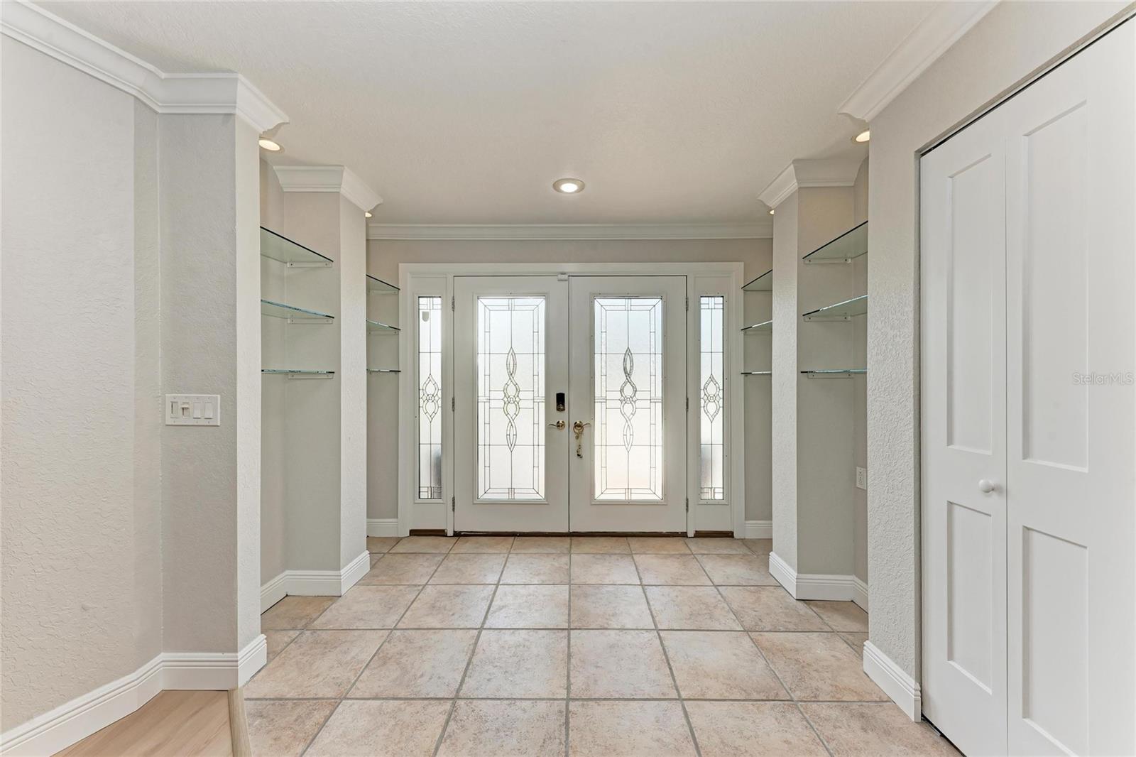 Spacious foyer
