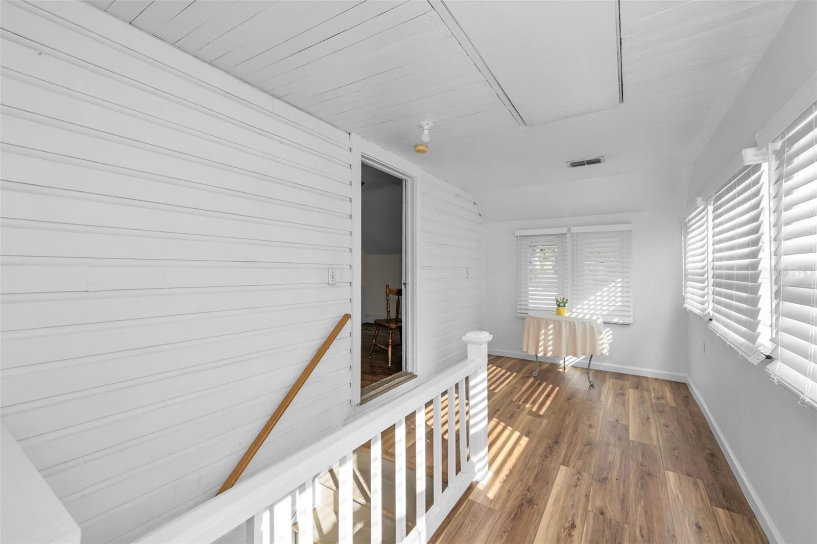 Sunroom or dining area upstairs