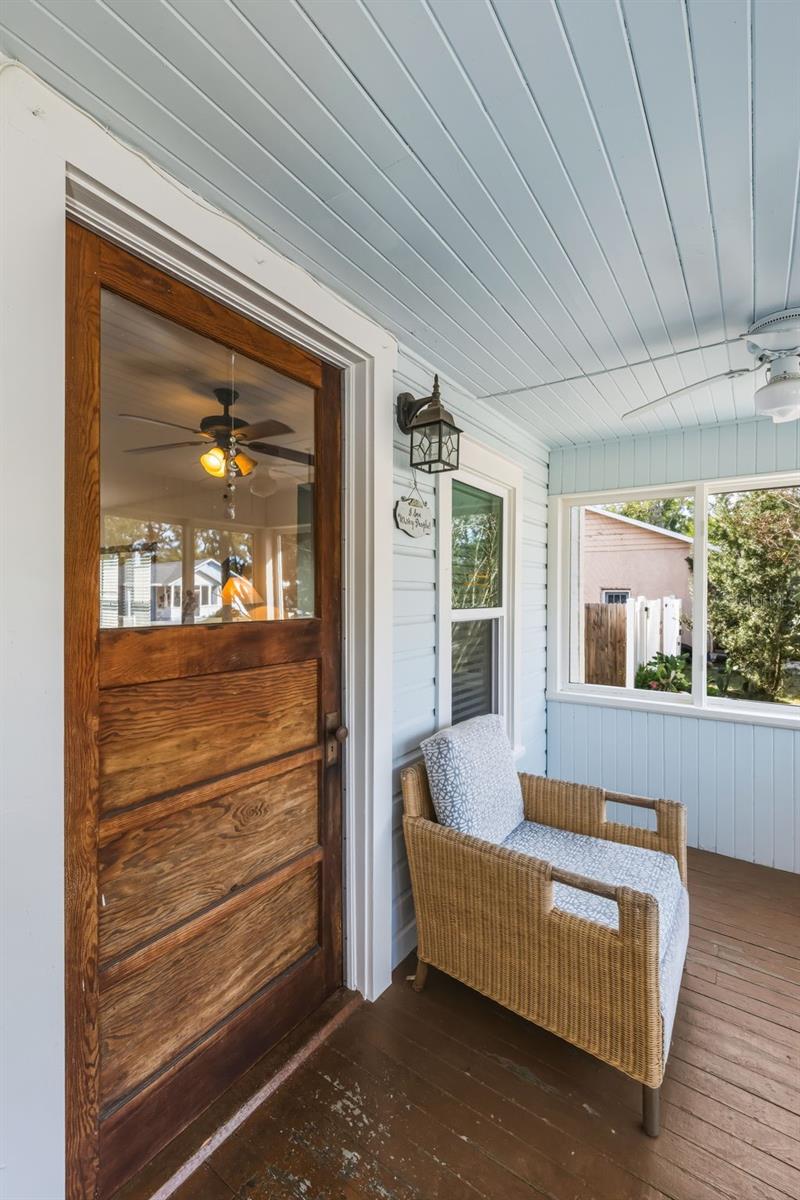 Screened Front Porch