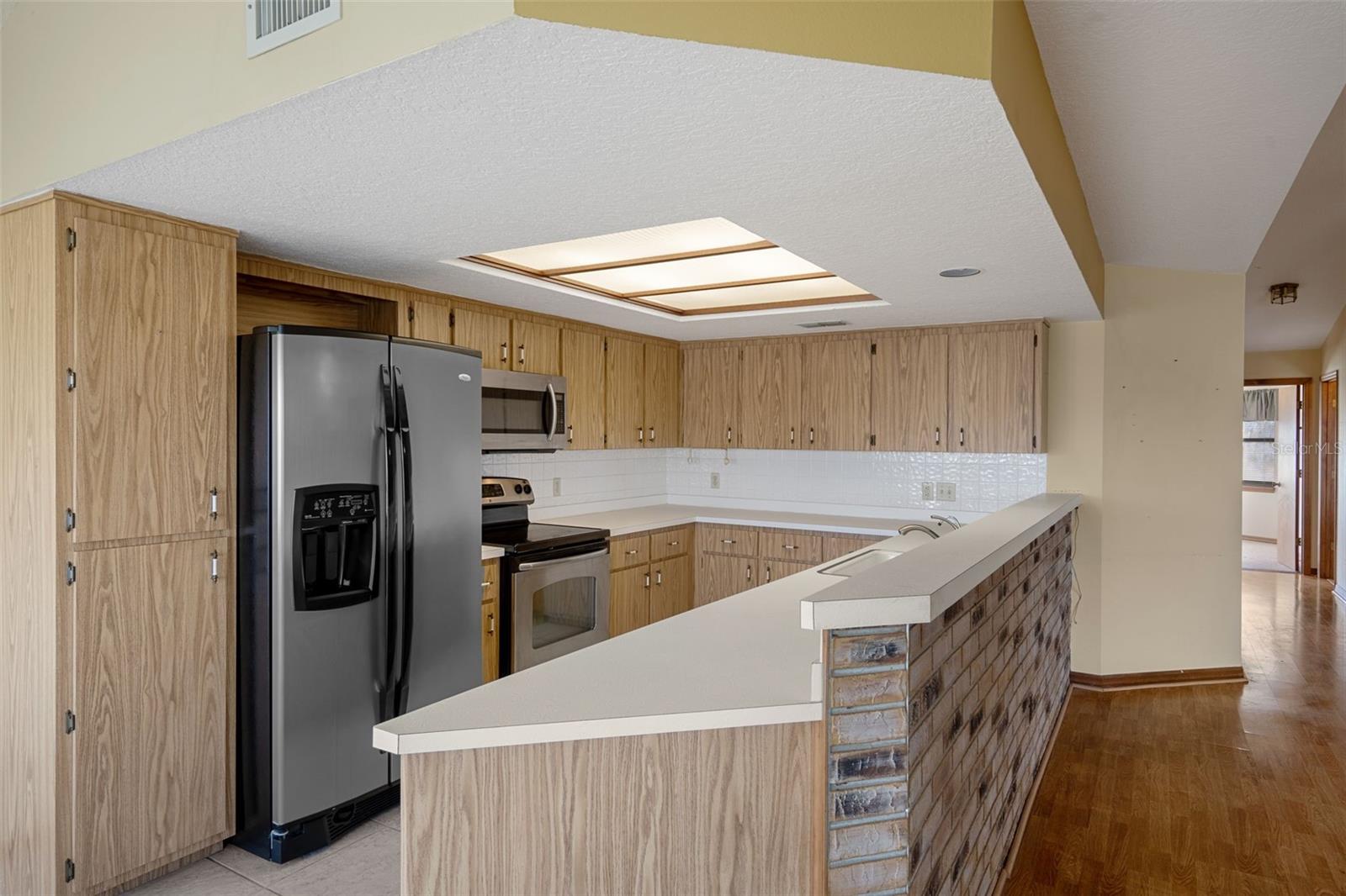 Kitchen with Plenty of Cabinets