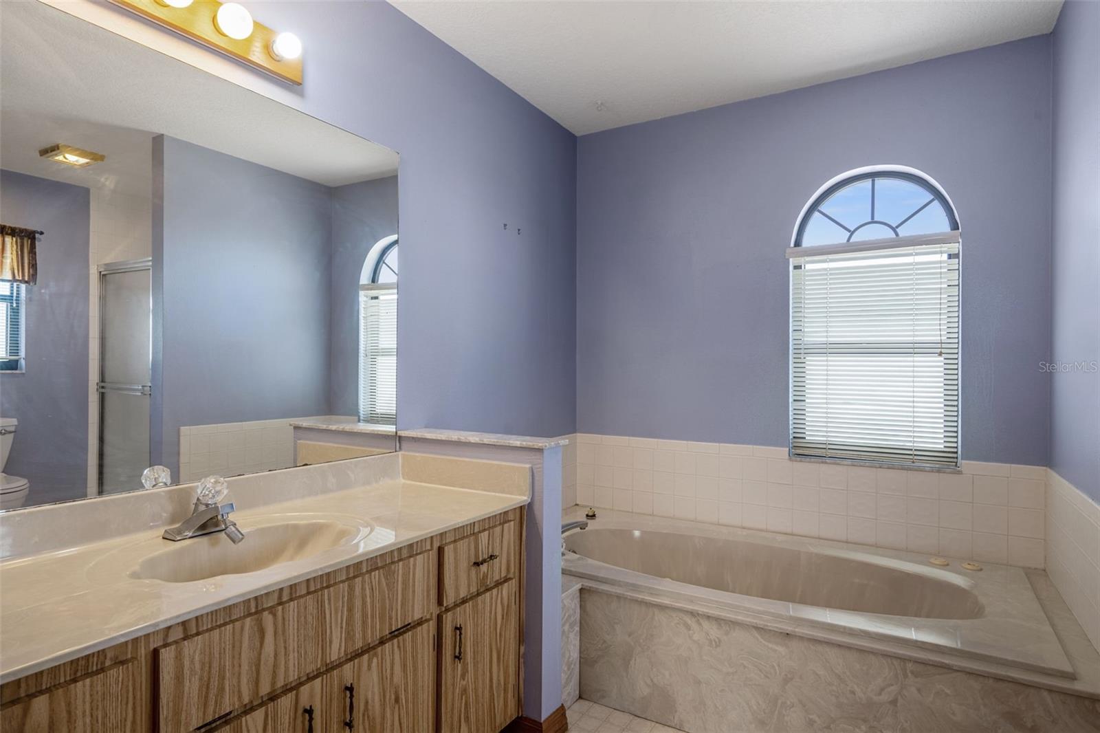 Primary Bath with Jetted Tub