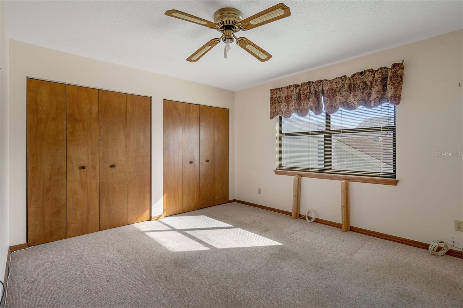Bedroom 2 with Double Closets