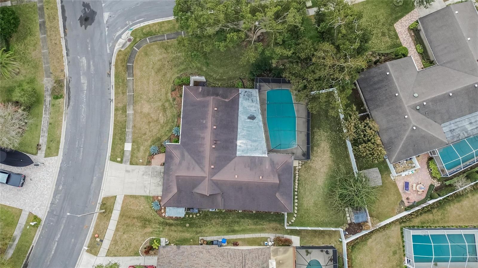 Aerial at 13206 Tifton Dr, Tampa, FL 33618 Stellar MLS TB8464026