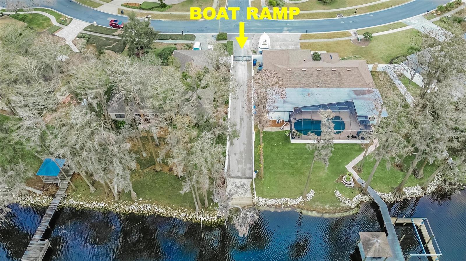 Boat Ramp for 13206 Tifton Dr, Tampa, FL 33618 Stellar MLS TB8464026