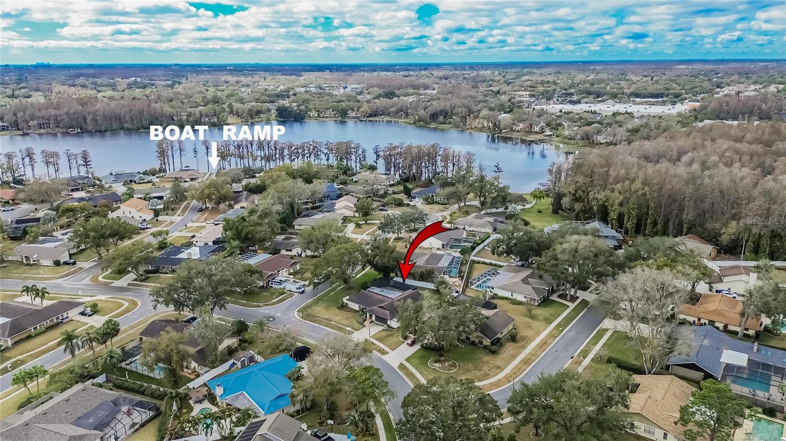 Aerial at 13206 Tifton Dr, Tampa, FL 33618 Stellar MLS TB8464026