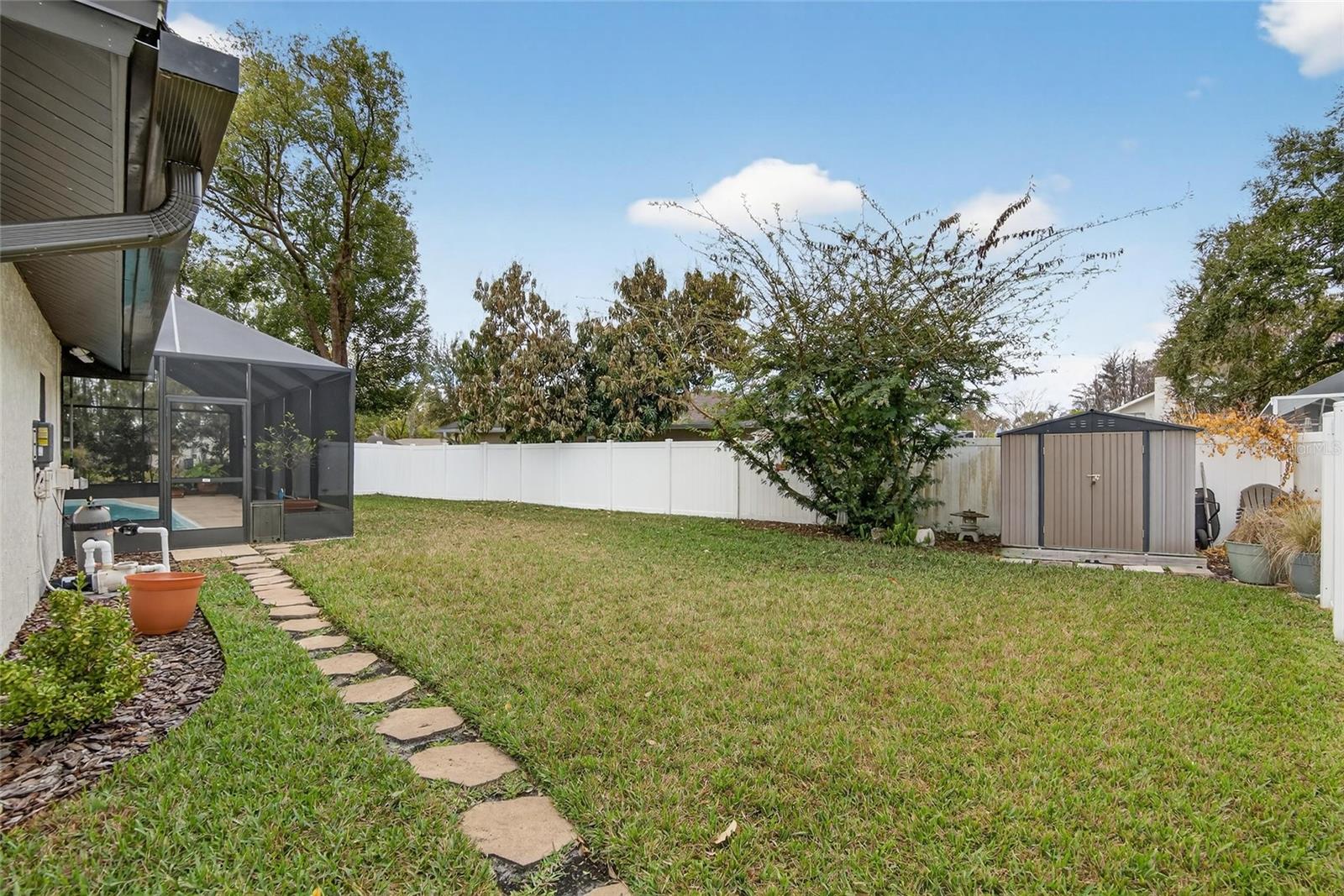 Back Yard at 13206 Tifton Dr, Tampa, FL 33618 Stellar MLS TB8464026