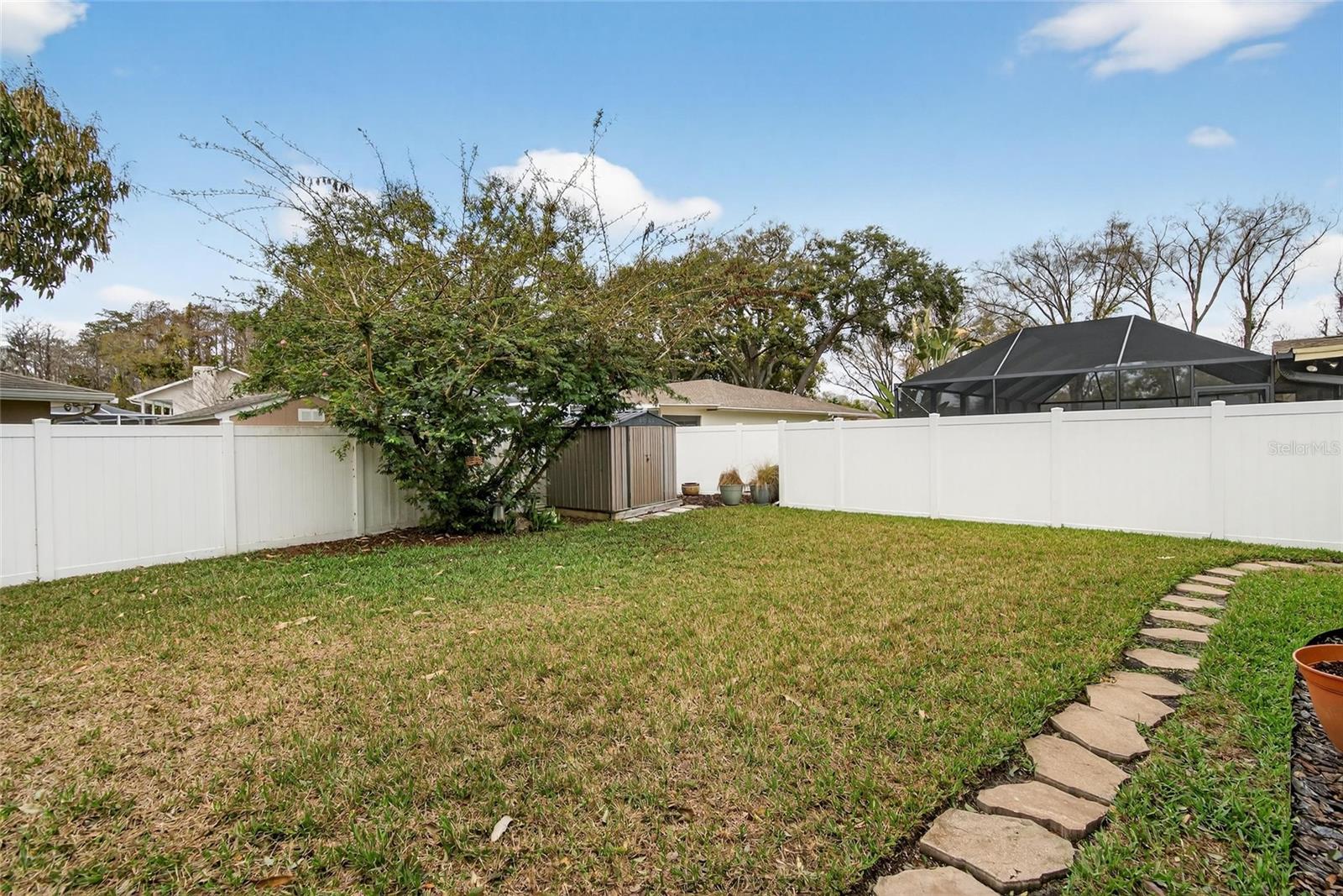 Back Yard at 13206 Tifton Dr, Tampa, FL 33618 Stellar MLS TB8464026