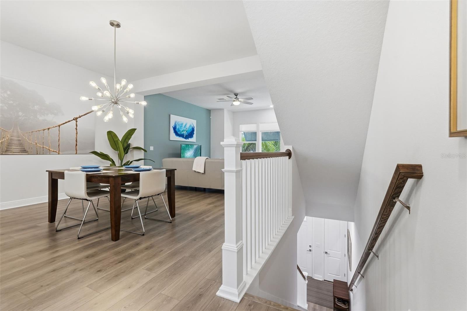 View at top of stairs on 2nd floor.