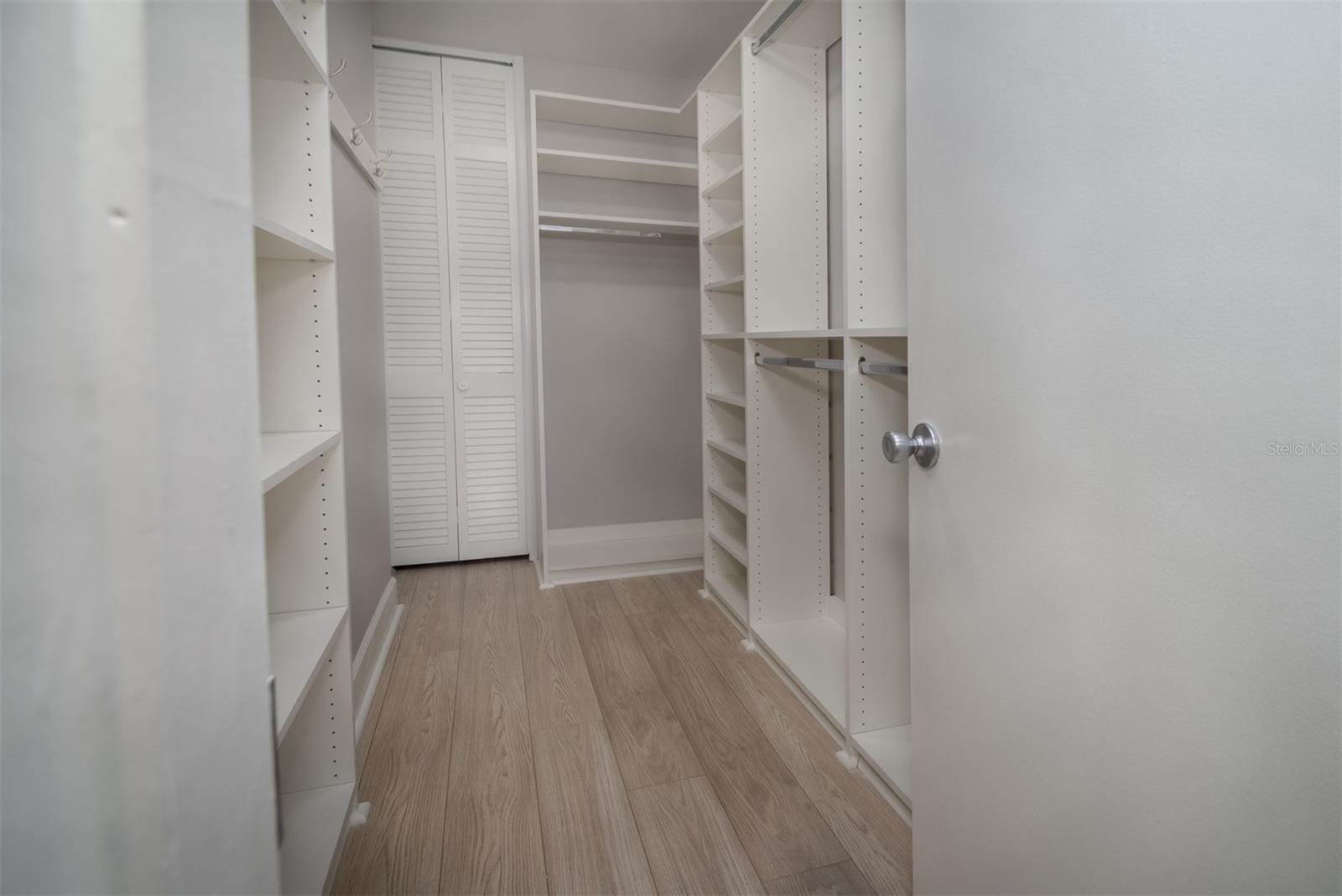 Custom California walk-in closet!