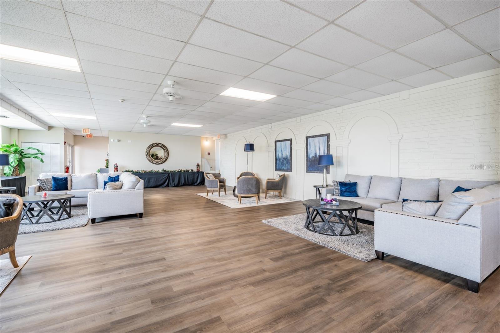 Downstairs resident's activity area