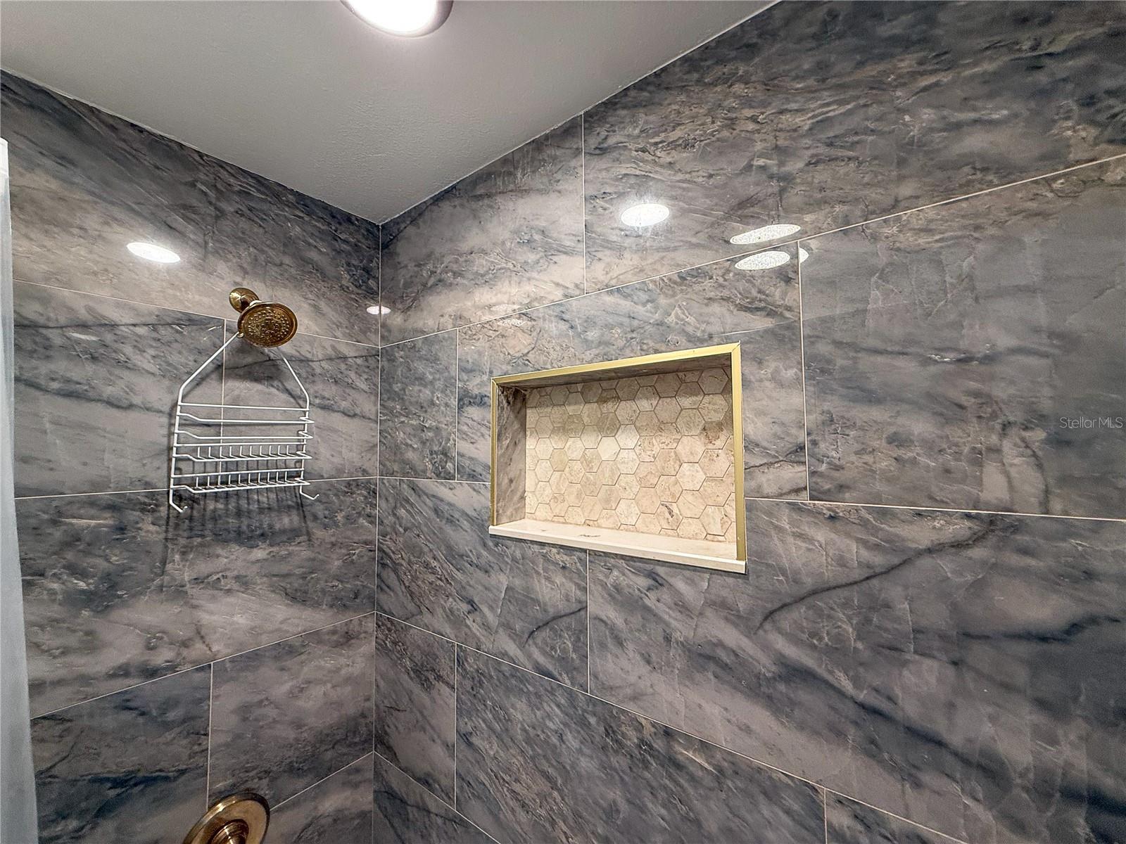 Bathroom 2 view tile work cont.