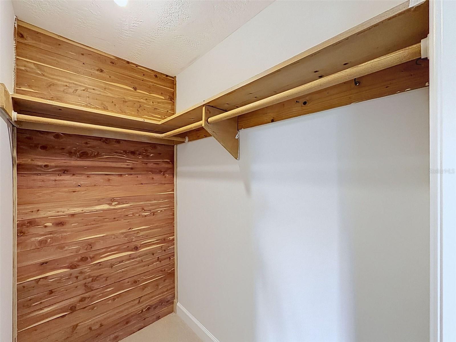 Primary walk in closet