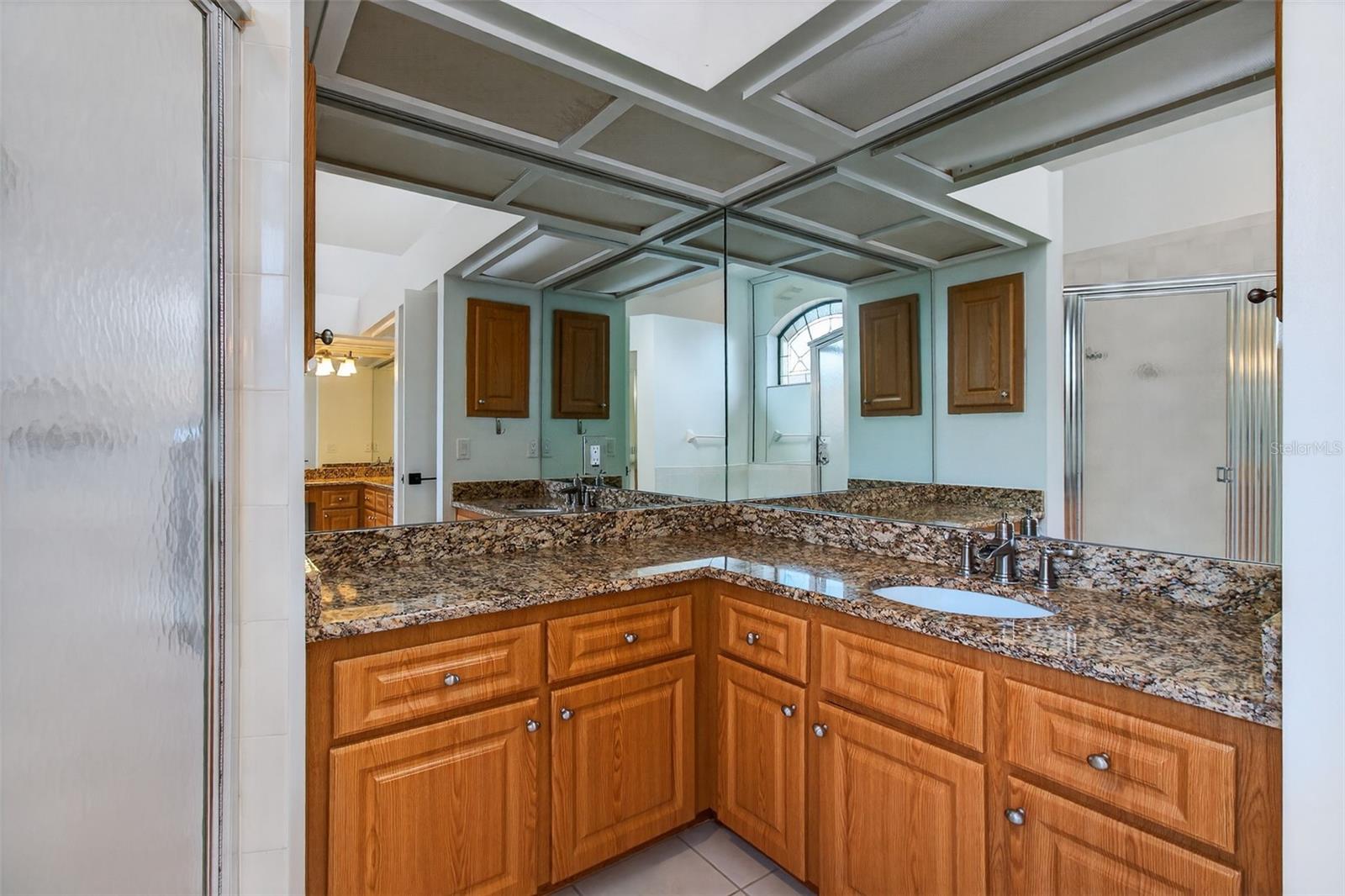 2nd side of the primary bathroom.