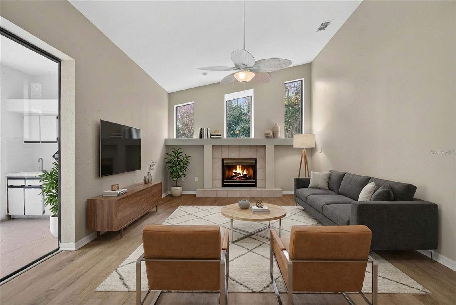 Family room, off of kitchen.