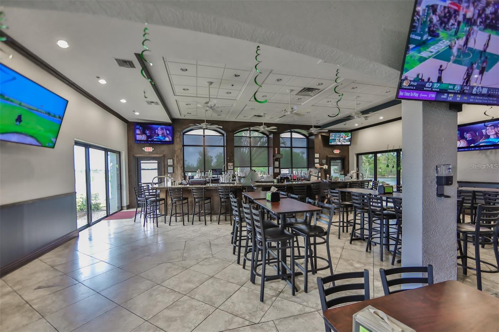 Restaurant and sports bar