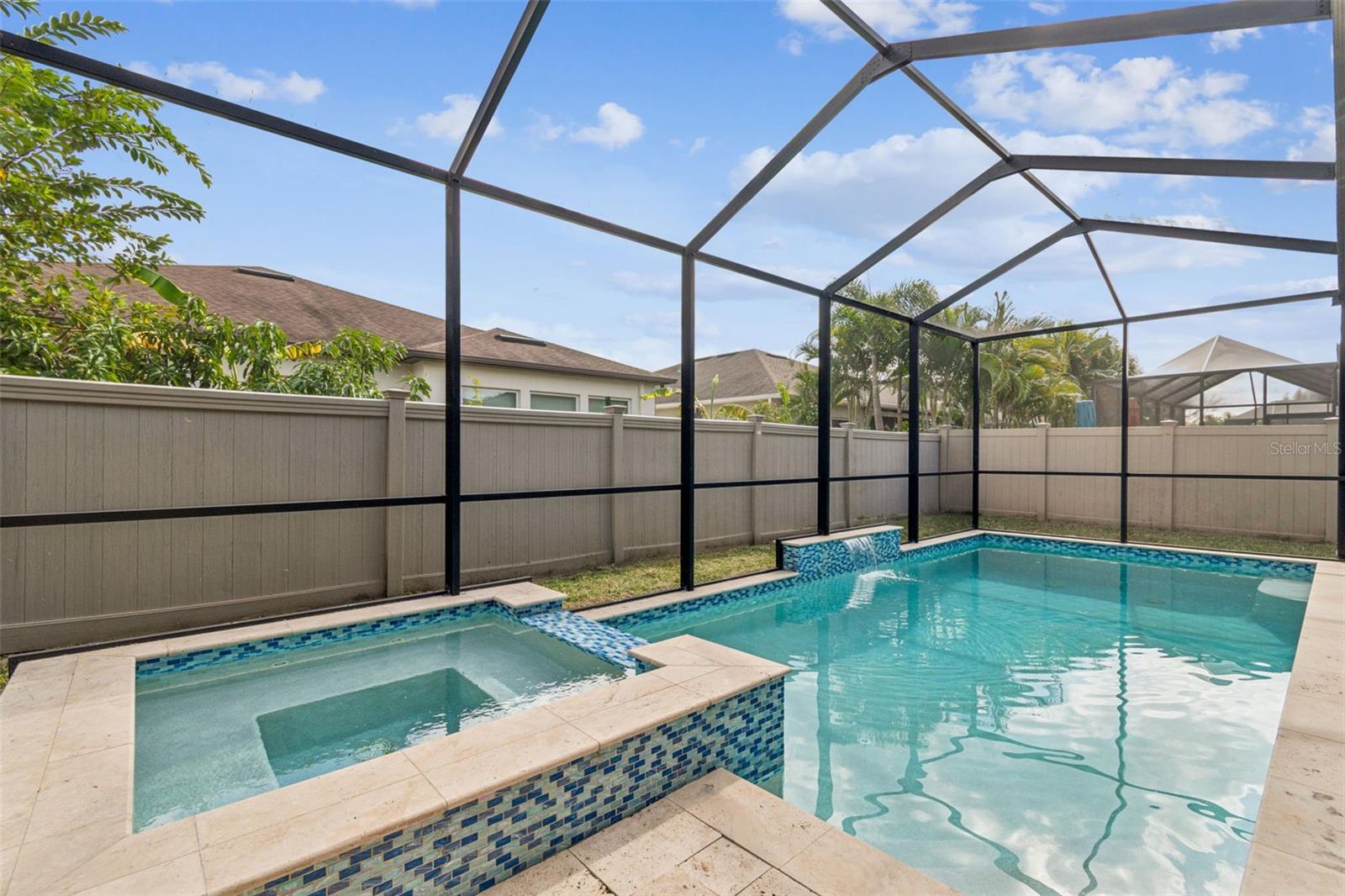 Private patio and pool/hot tub