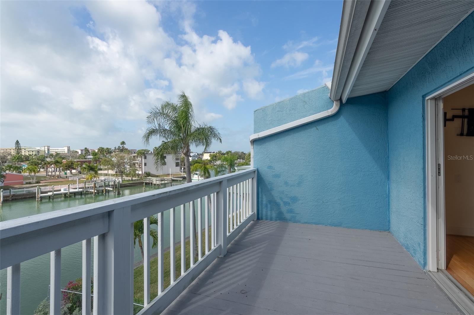 Water View from Primary Bedroom on 3rd floor