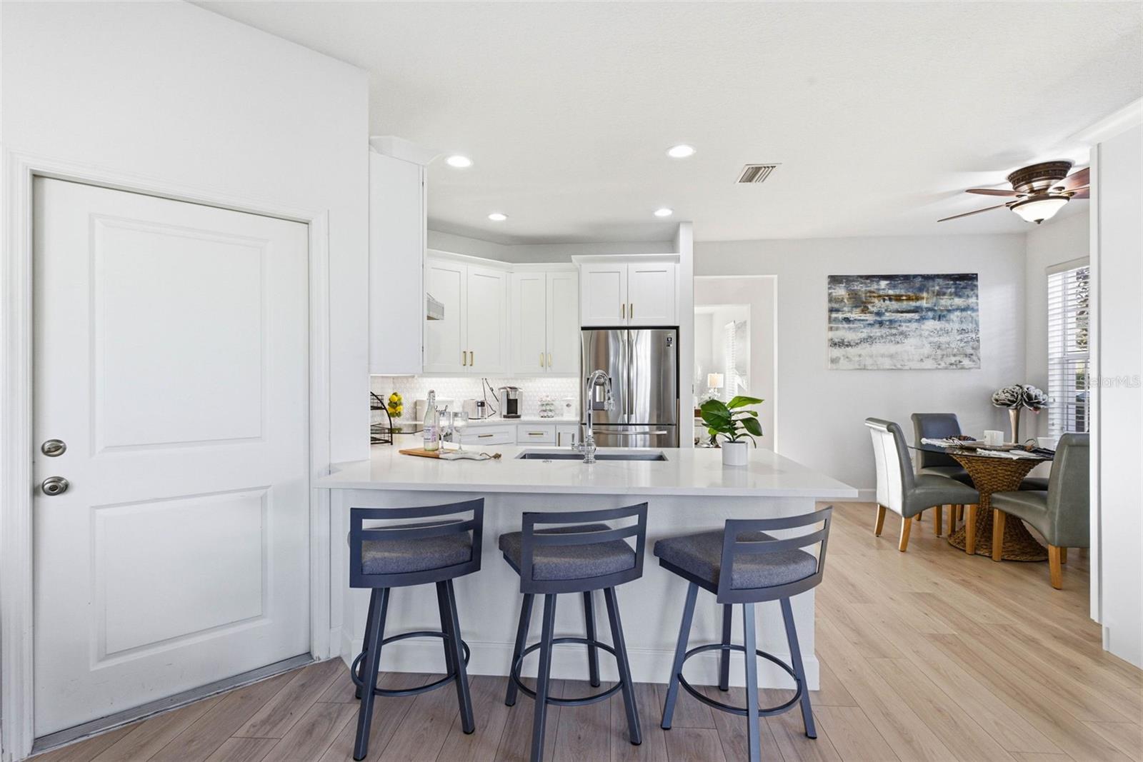 Kitchen-Off Counter Eat-In Kitchen Space-Another View