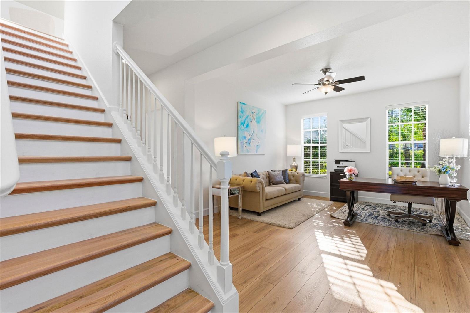 Staircase To Second Floor