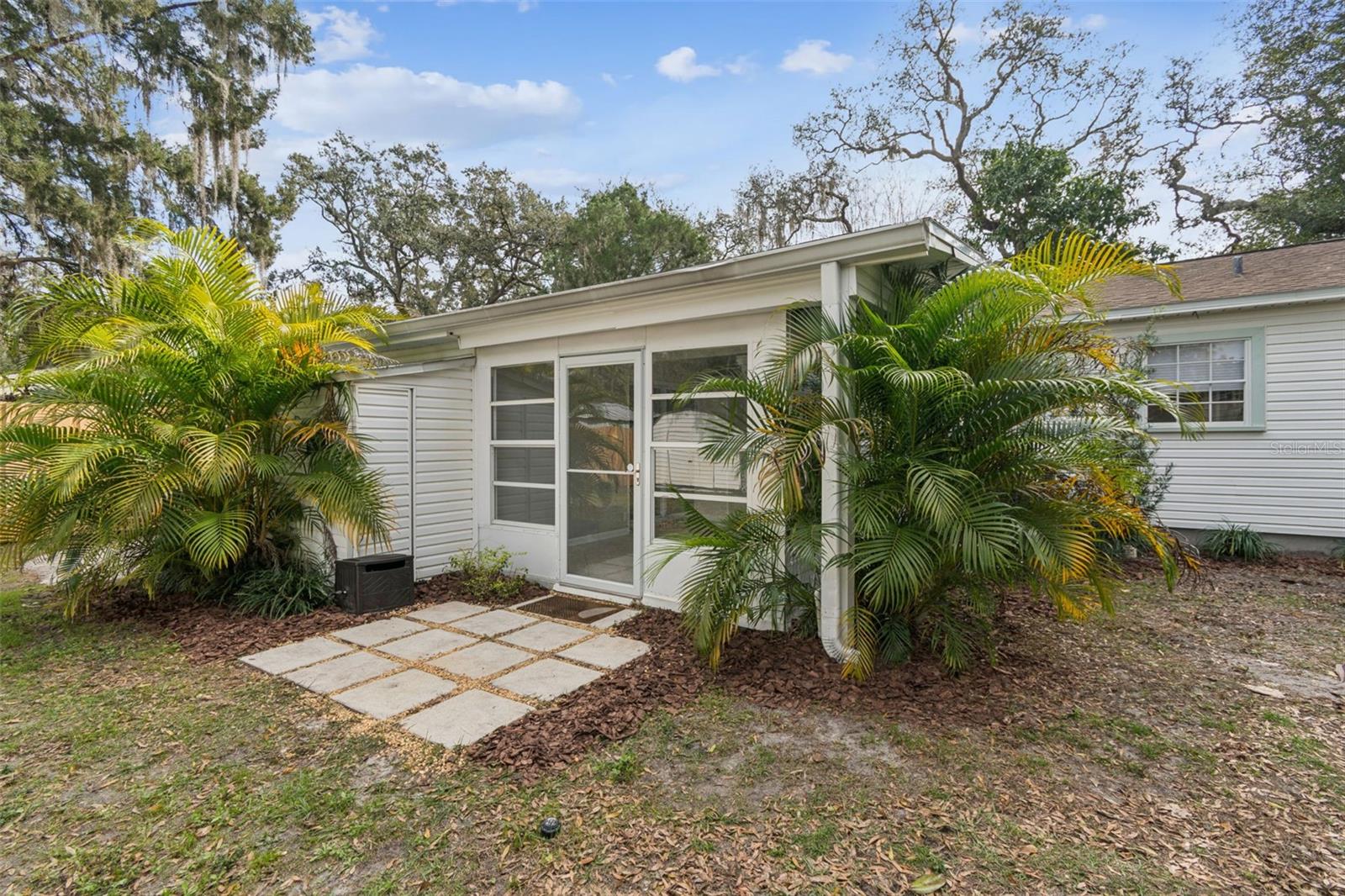 View of Back Porch from Yard