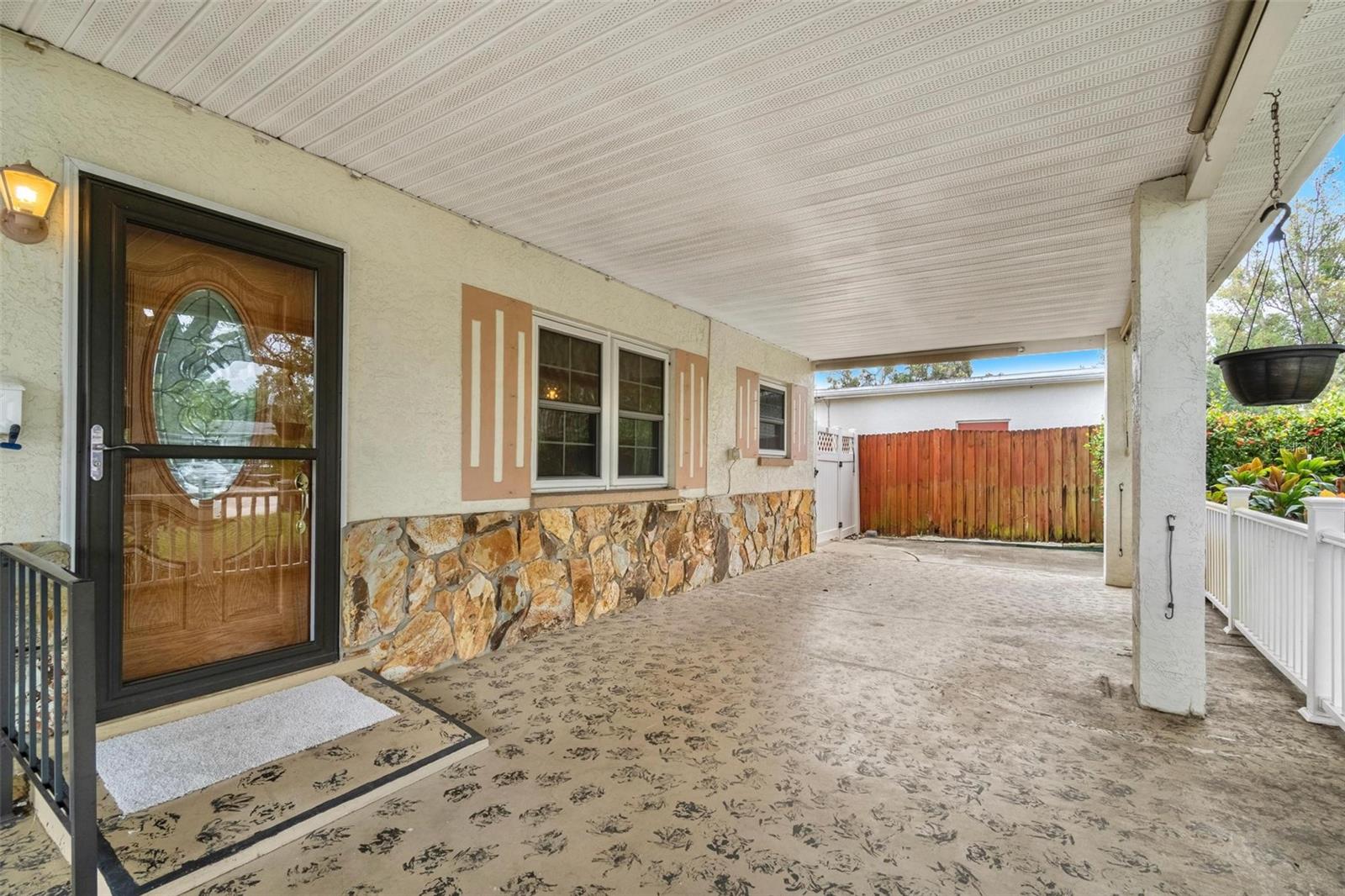 Large covered front porch