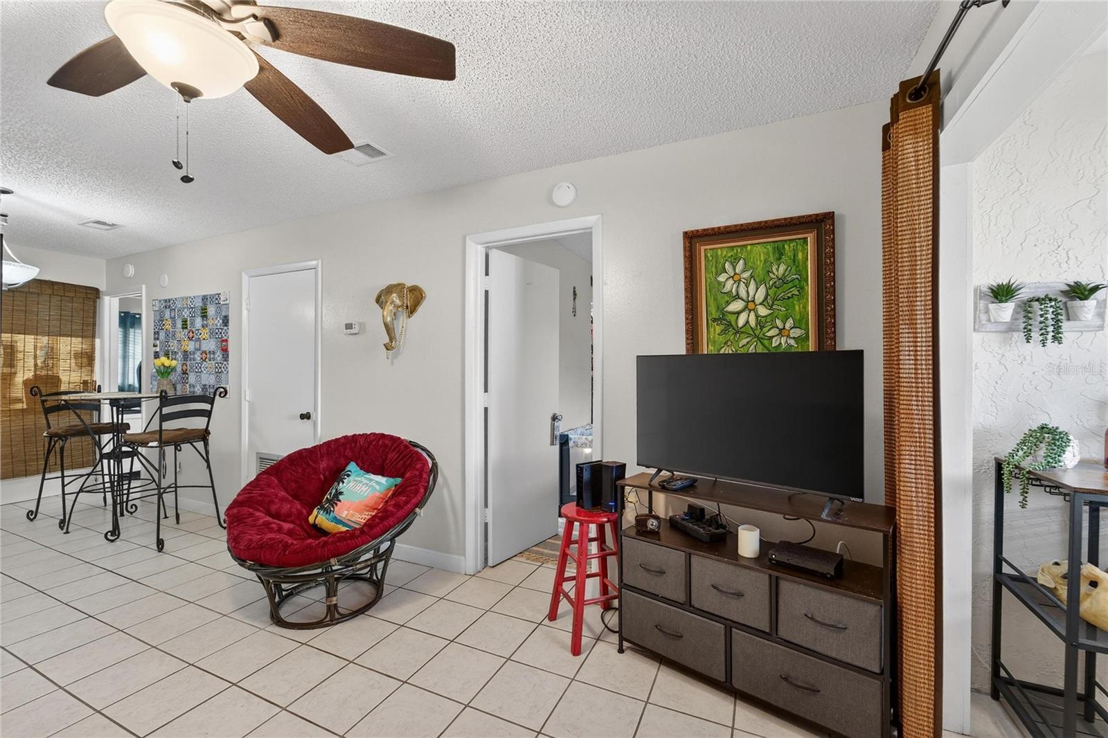 Looking from your flex space towards primary suite