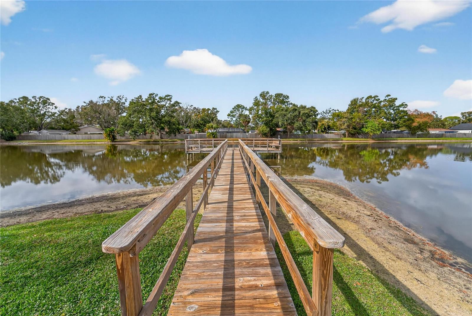 The relaxing community lake-A perfect place to watch the sunset and take in wildlife