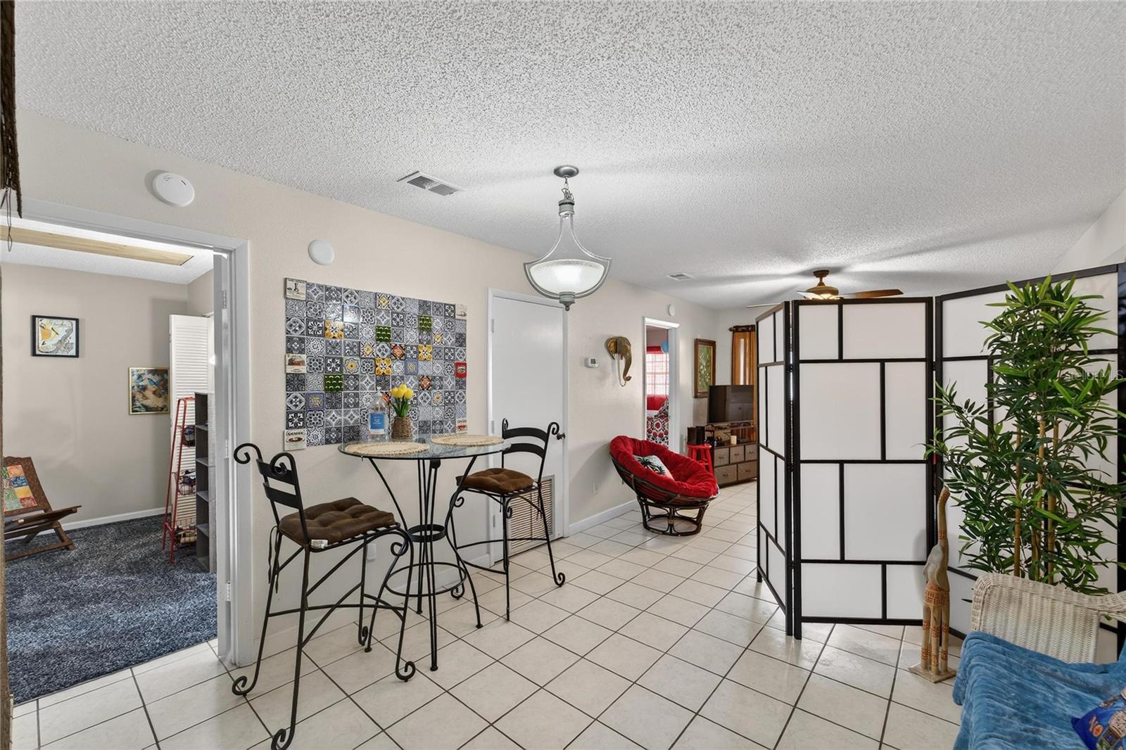 View from entry way looking towards first bedroom