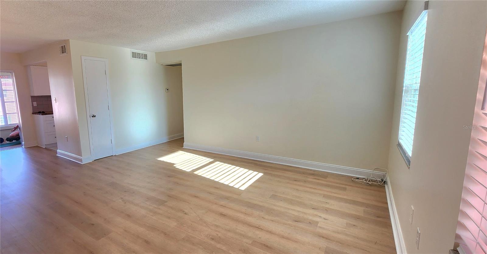 Living room with Dinning room