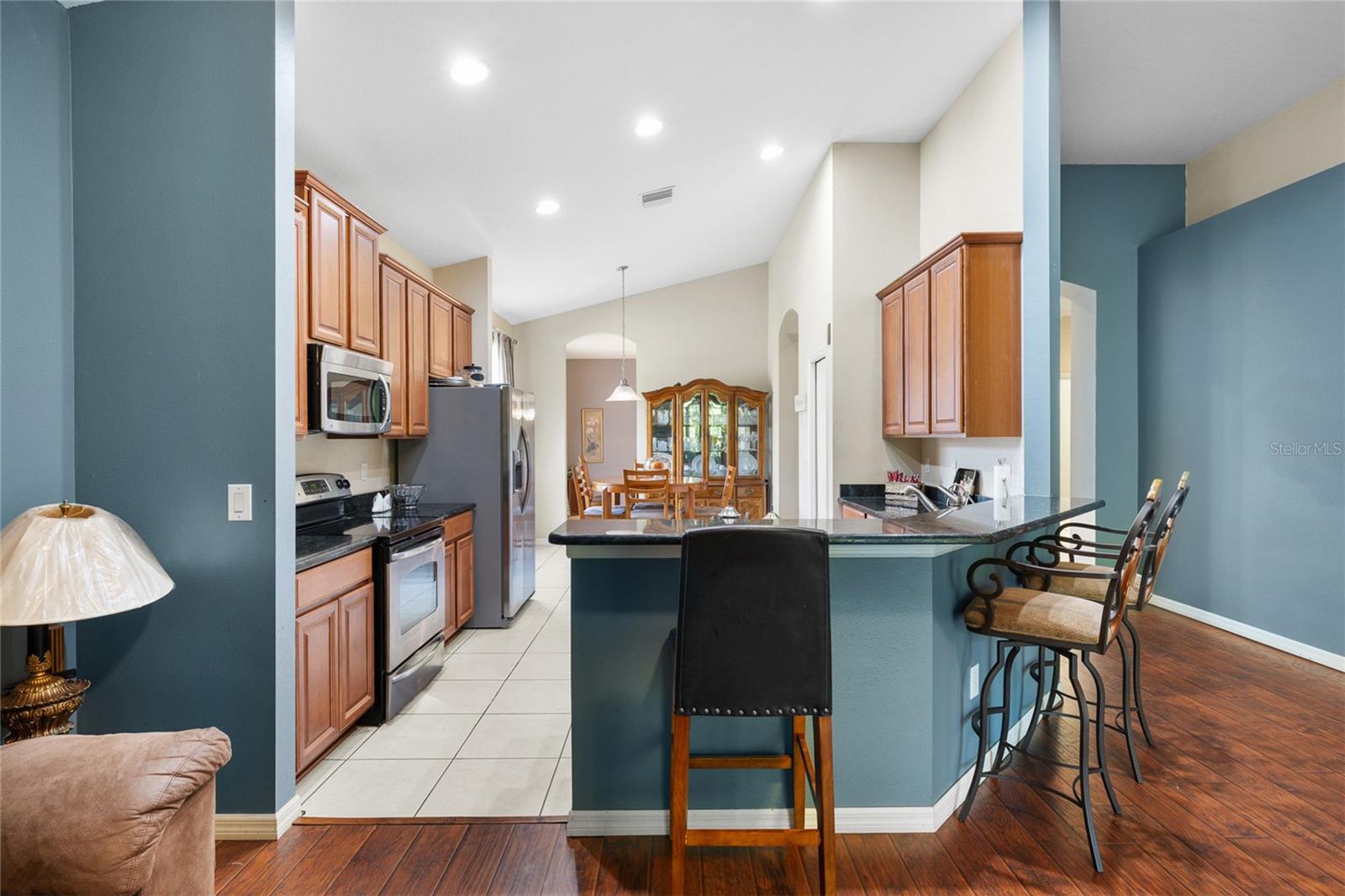 Kitchen View of Breakfast Area