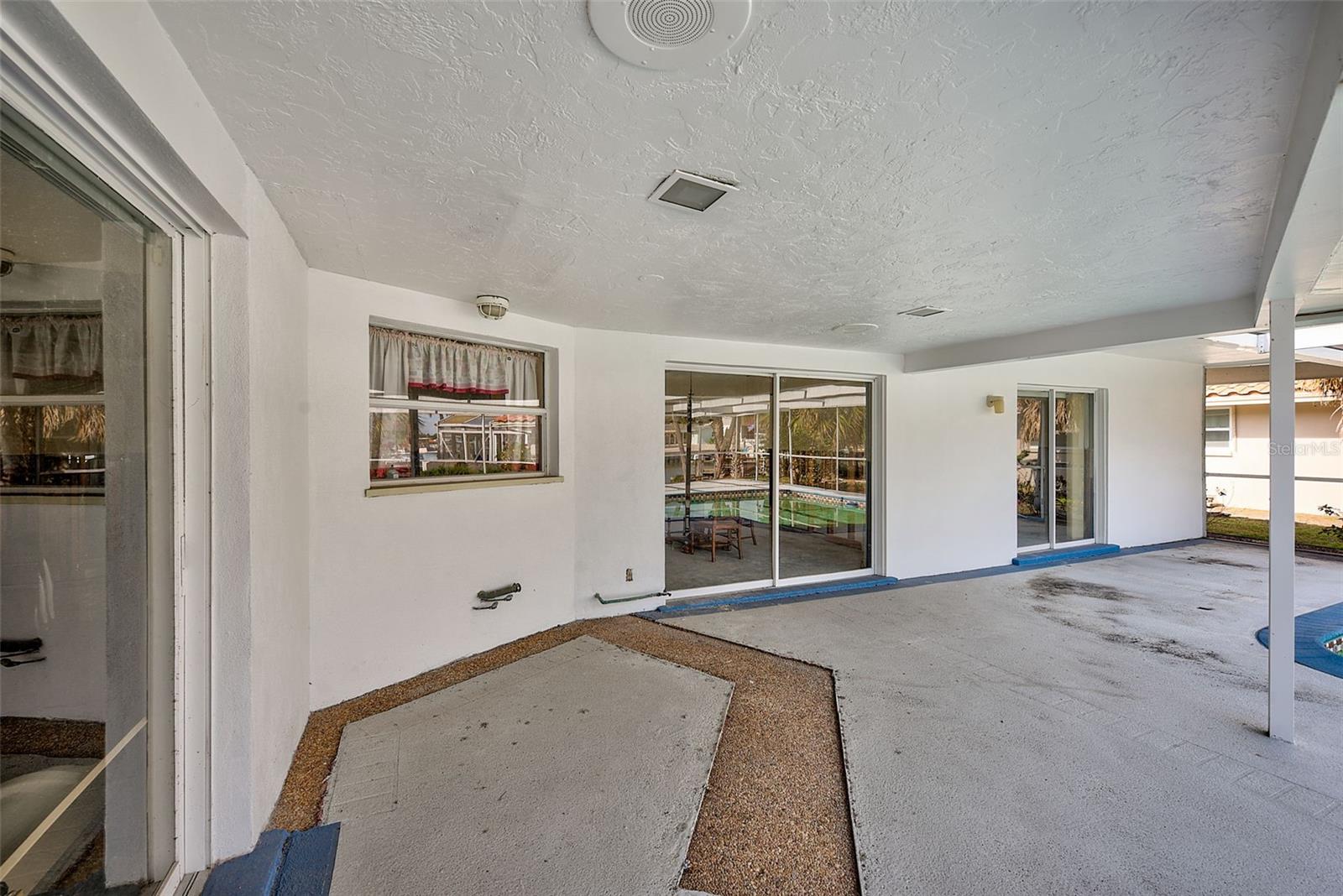 Space where the pool bar used to be!