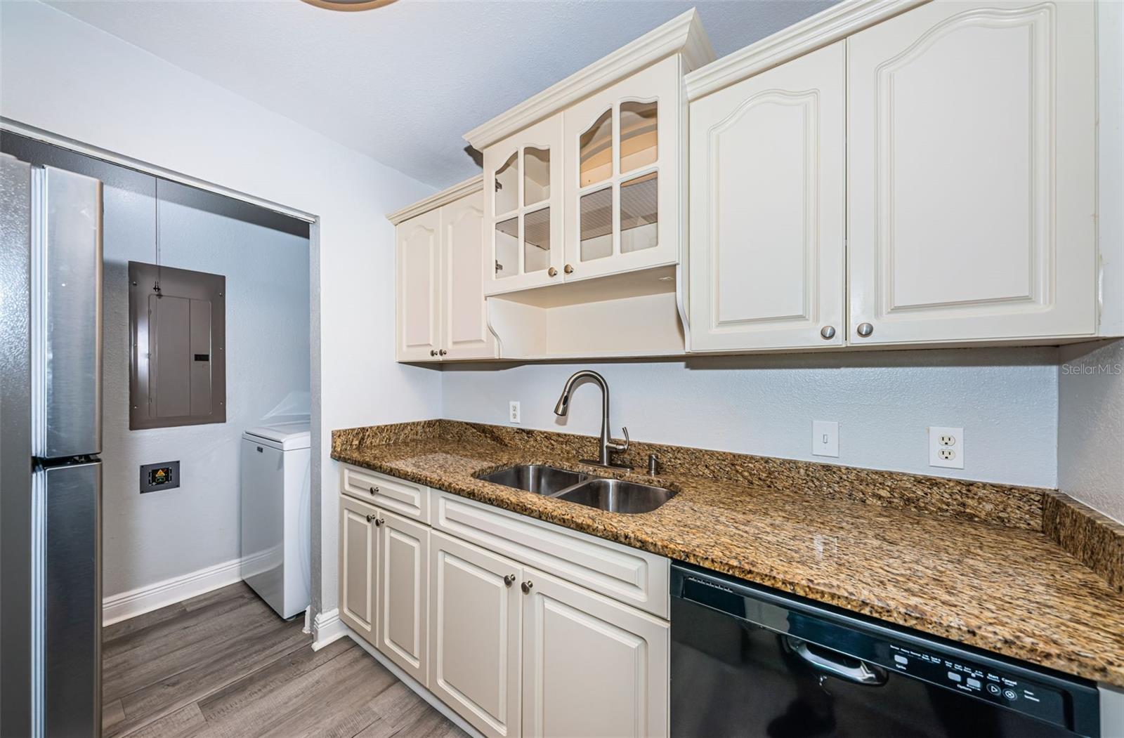 Kitchen with Laundry room