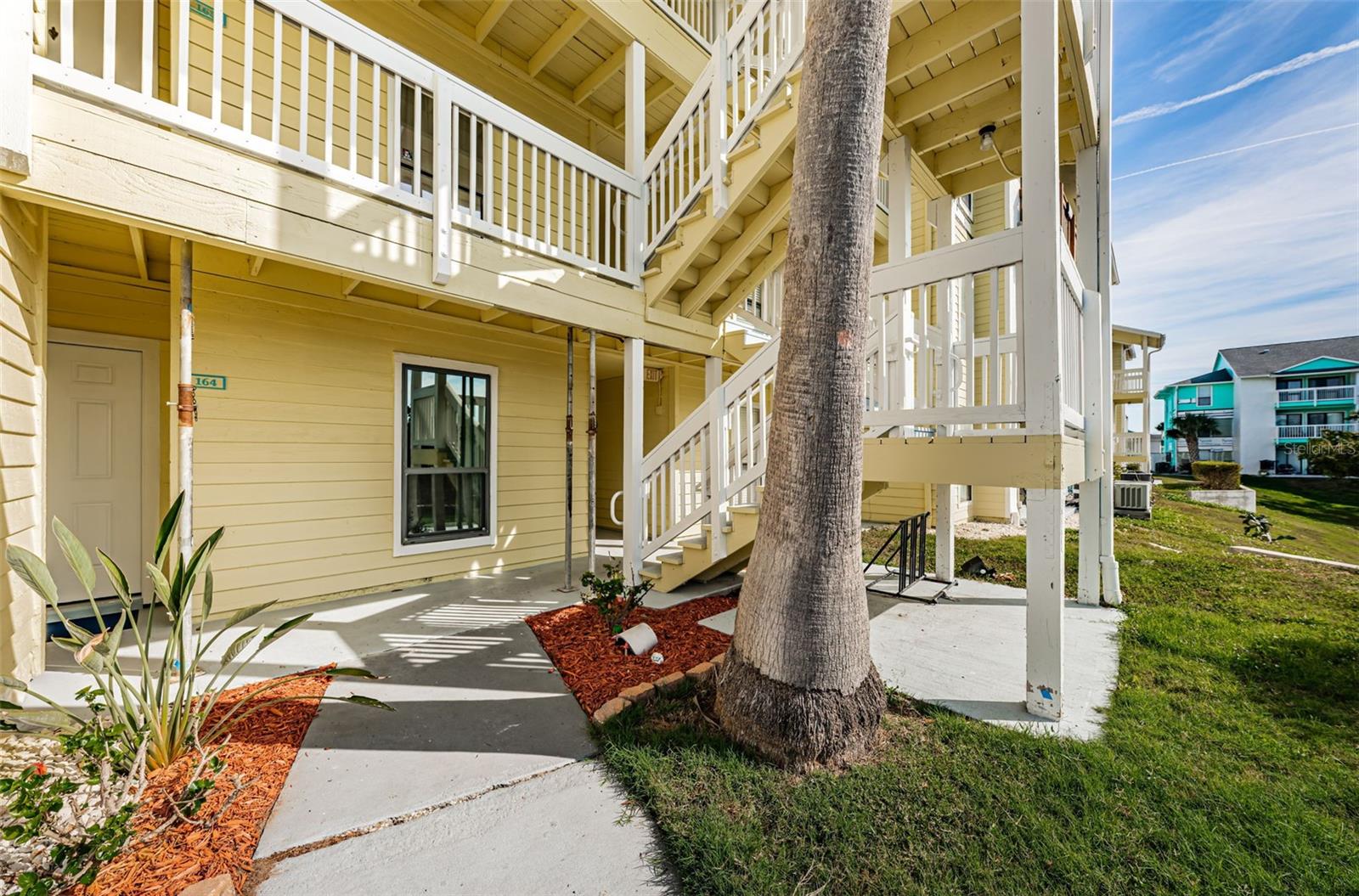 Entrance to the unit