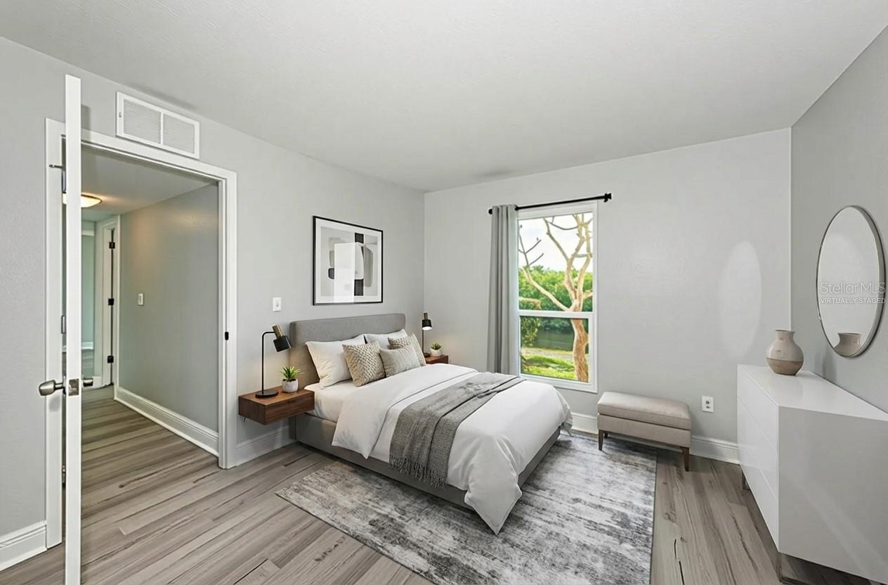 Primary Bedroom virtually staged