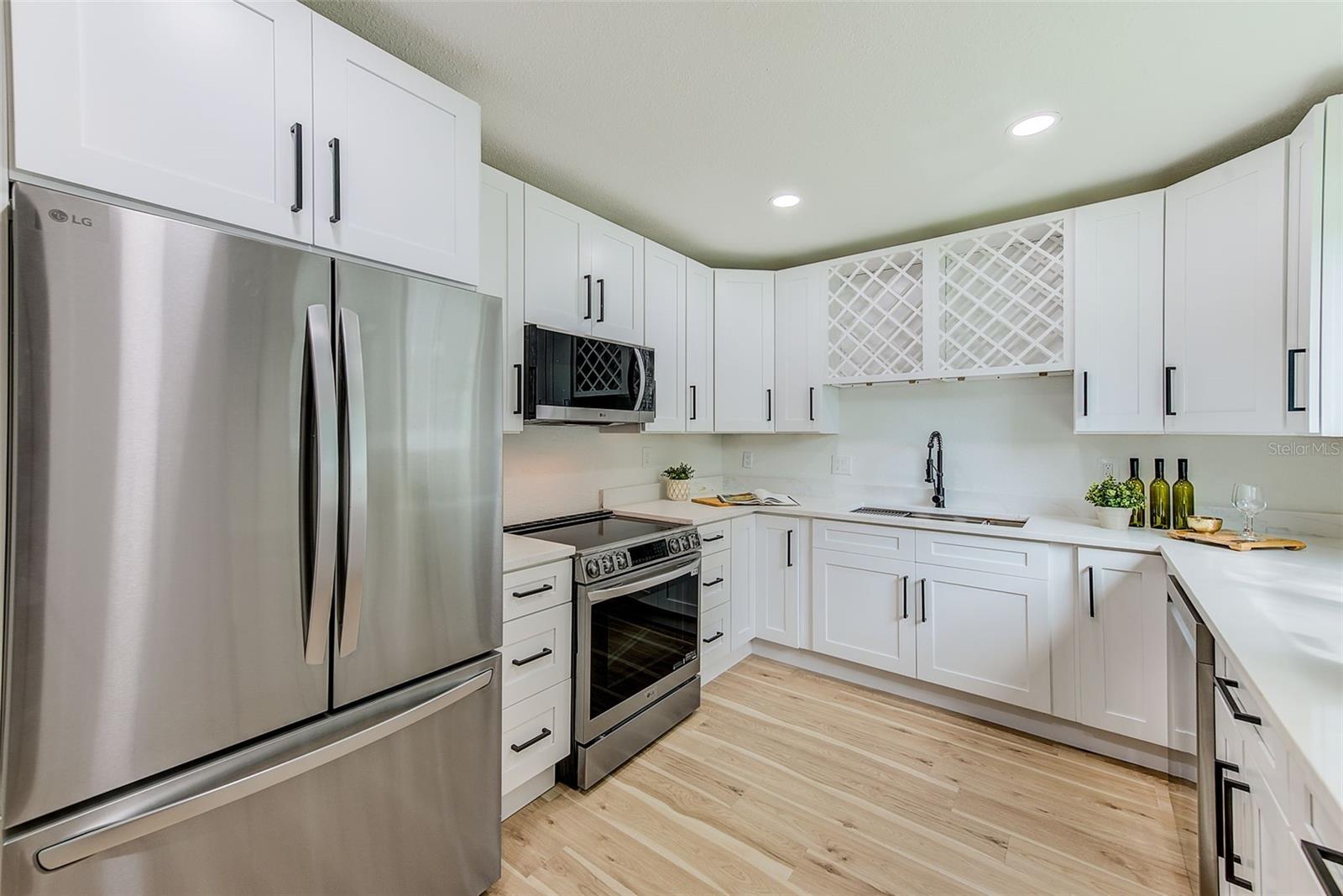 New Kitchen Cabinets , Appliances, and Quartz