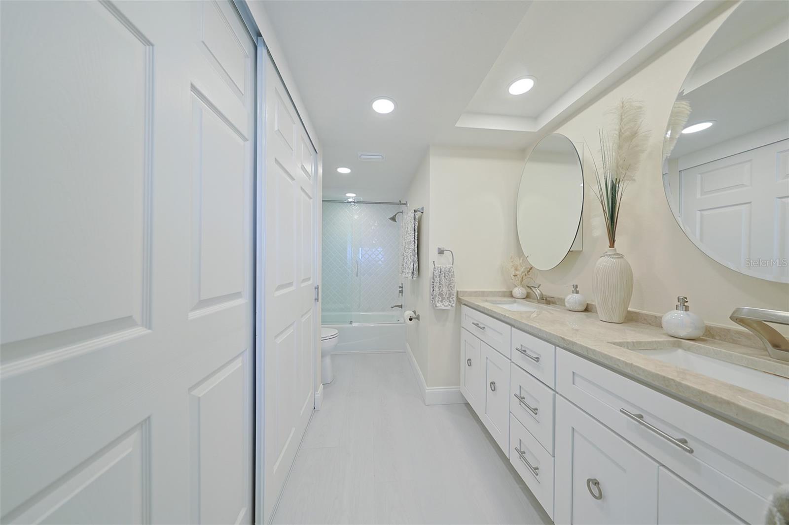 Primary Bathroom very spacious and plenty of room to move