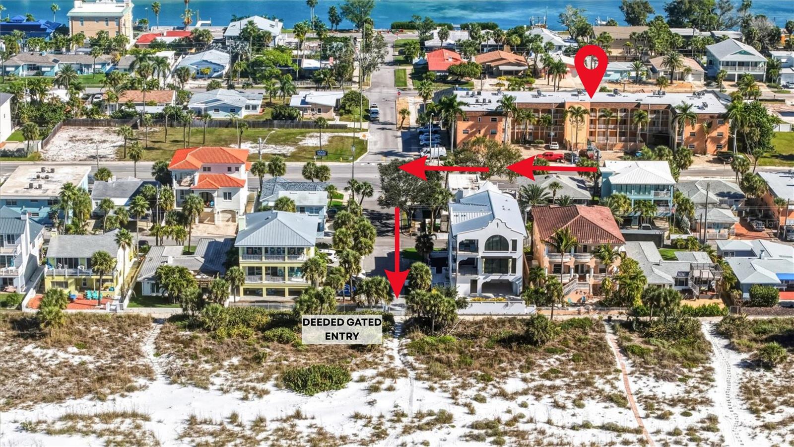 Deeded Gated Beach entry for residents.