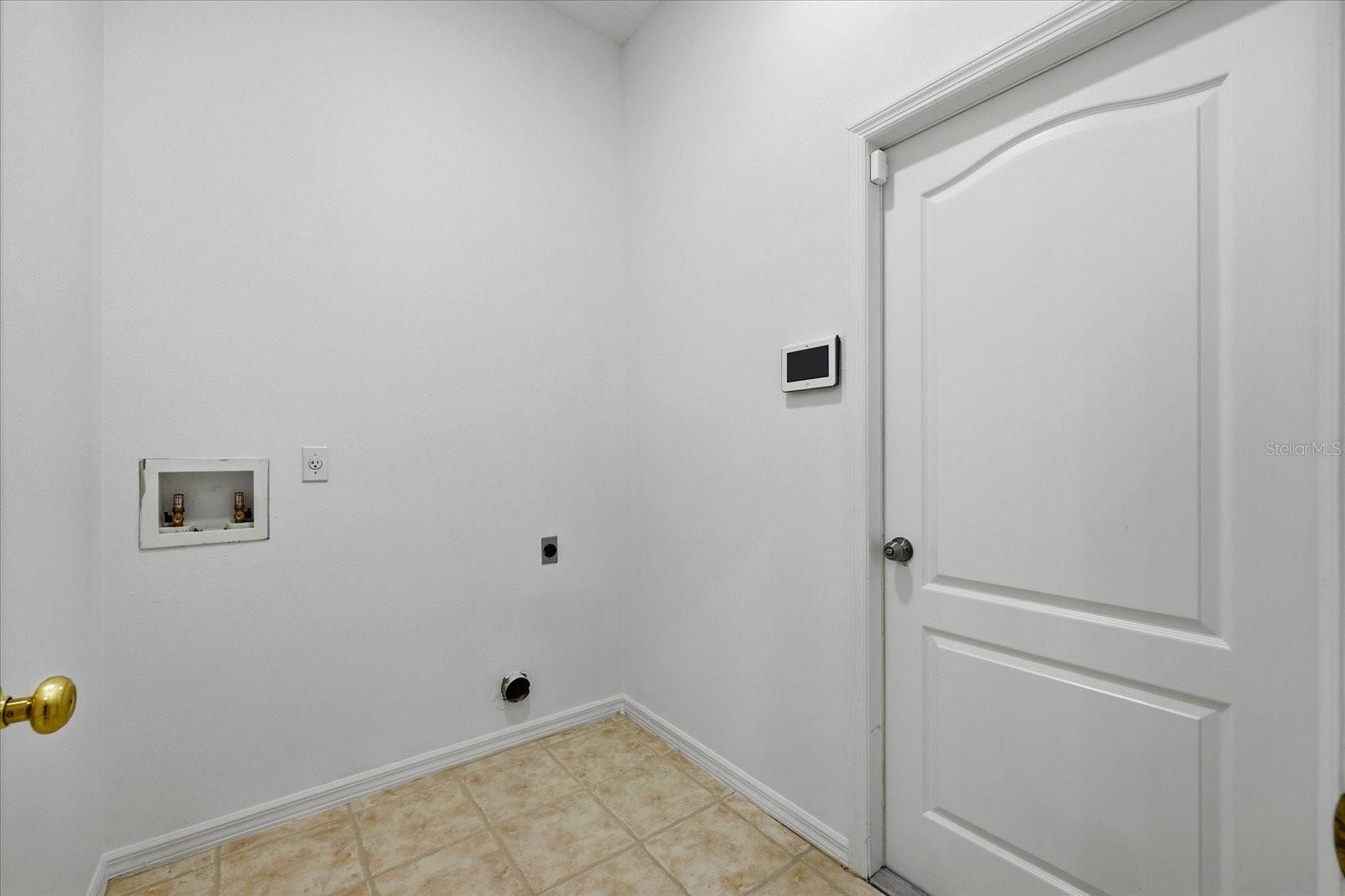 Laundry Room with Garage Entry