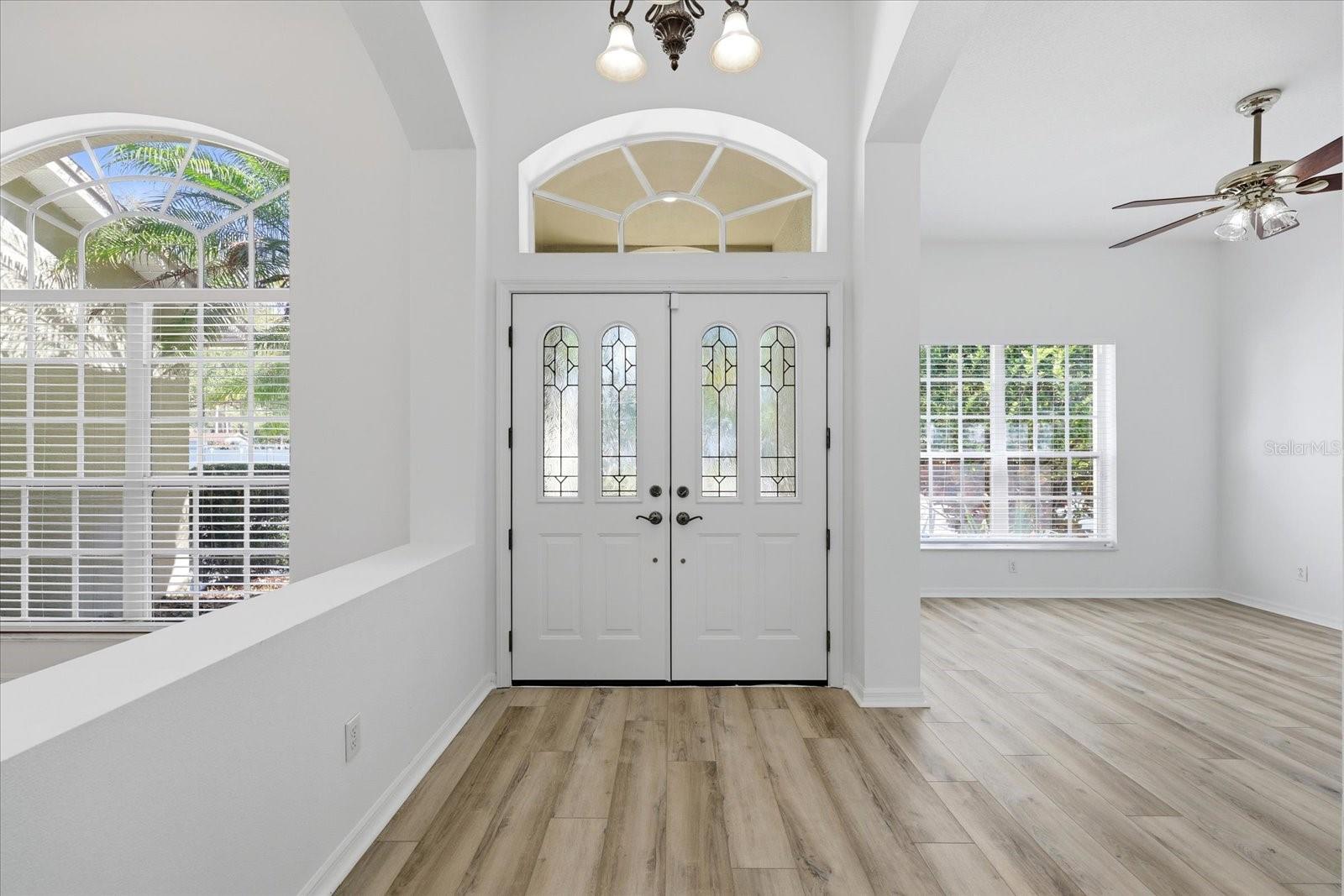 Light and bright entry!