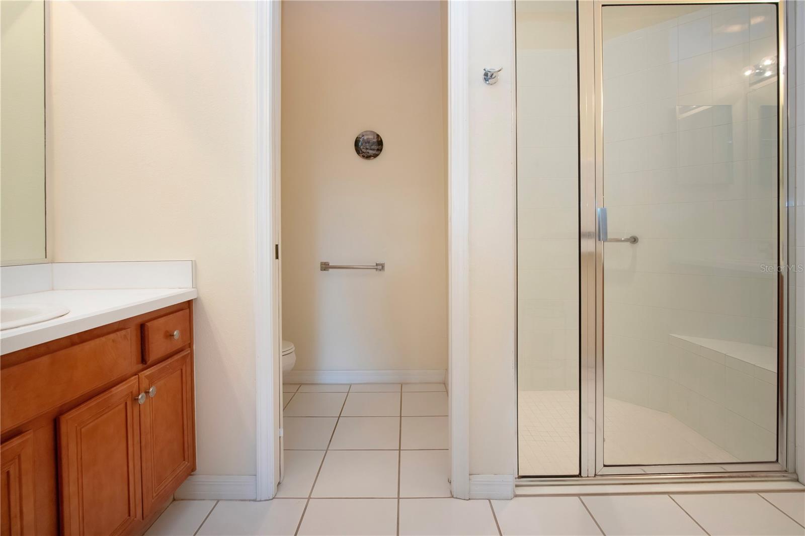 Bathroom with separate sinks