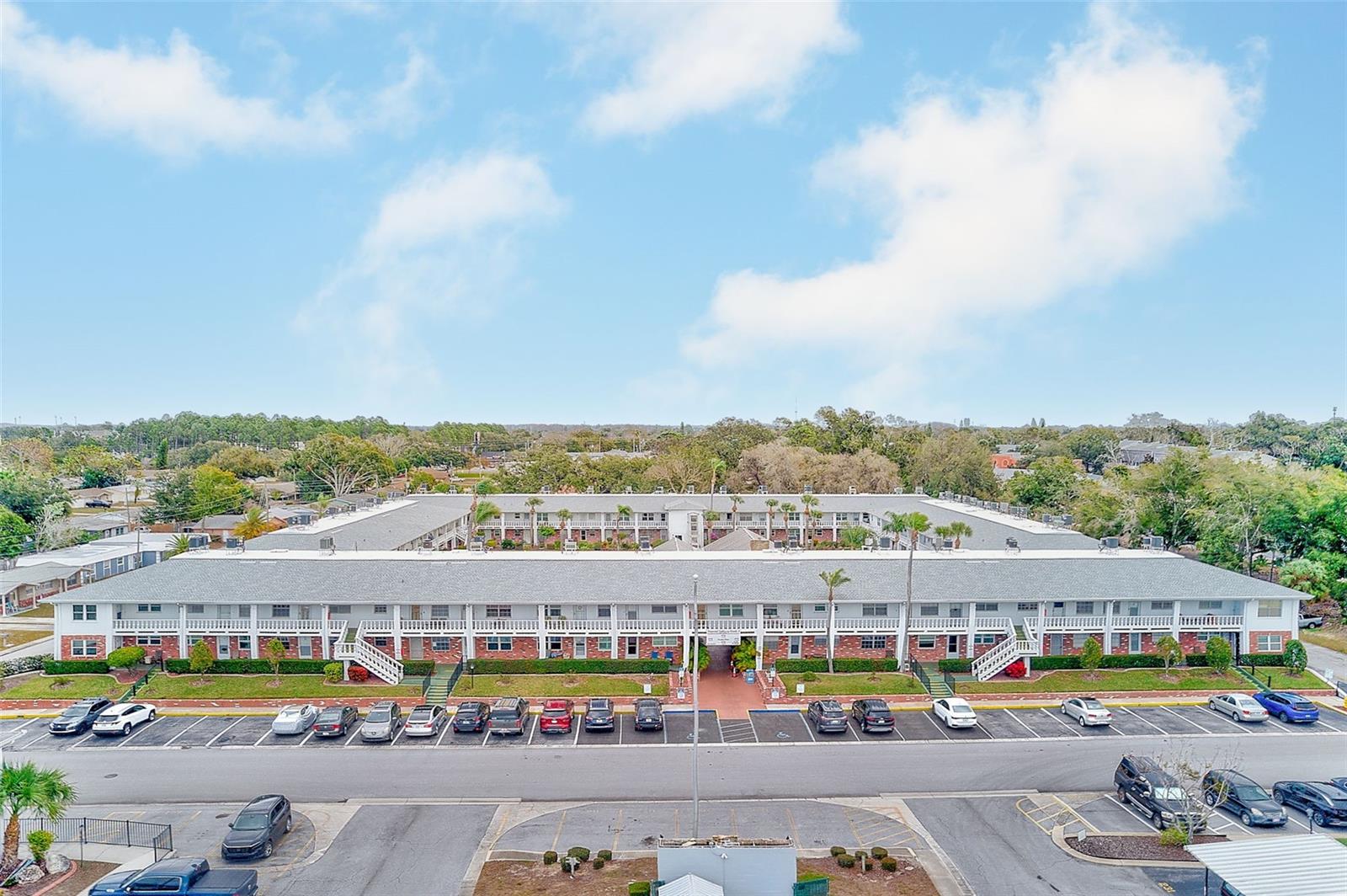 View of front of condominium