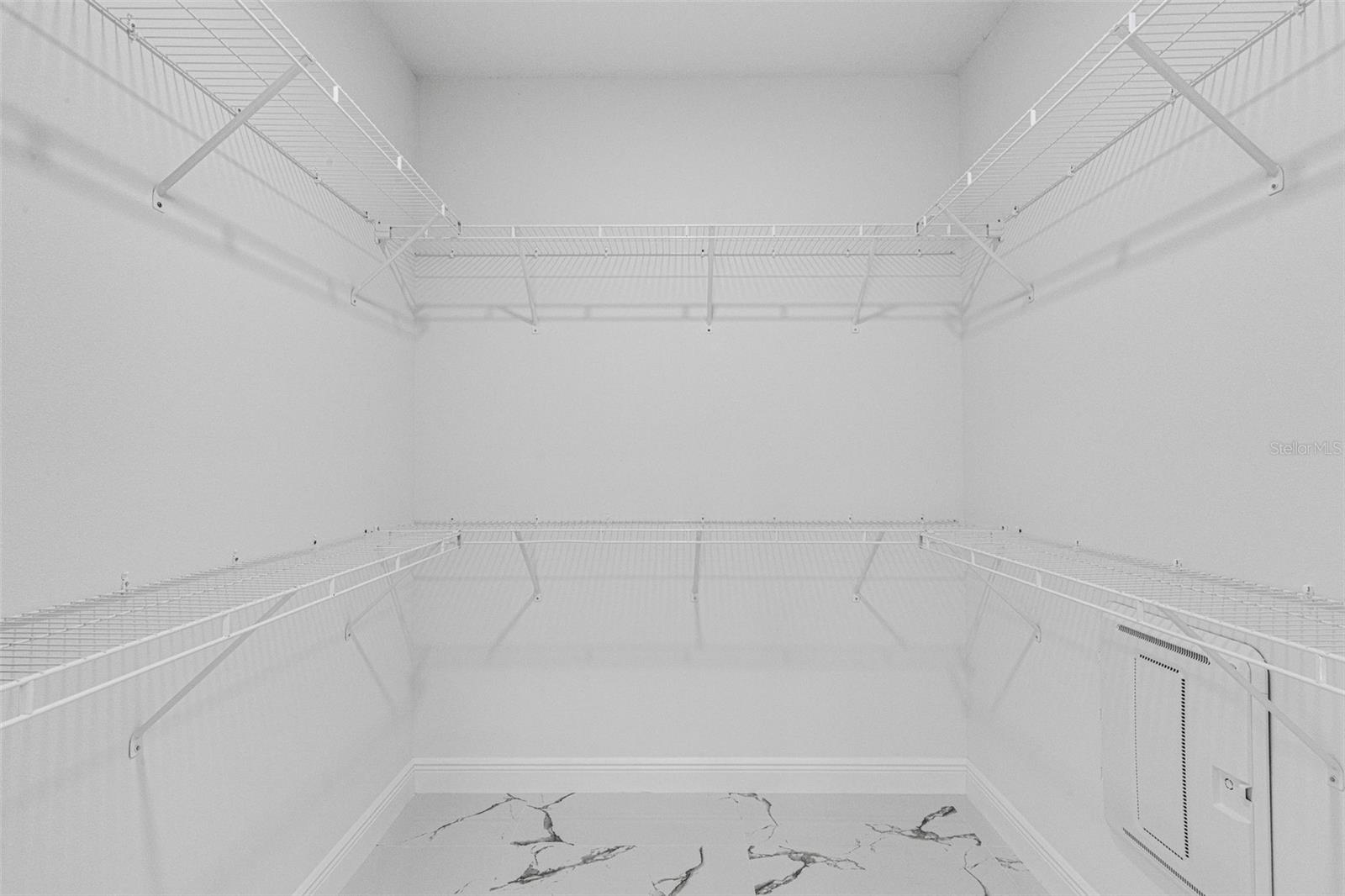 Primary walk-in closet