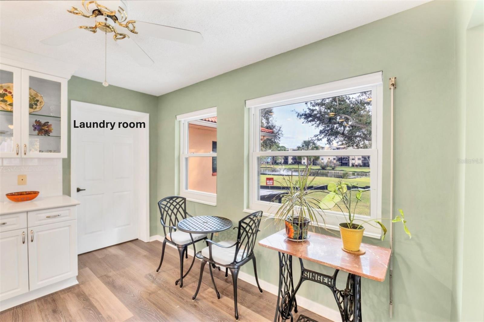 Eating are in kitchen