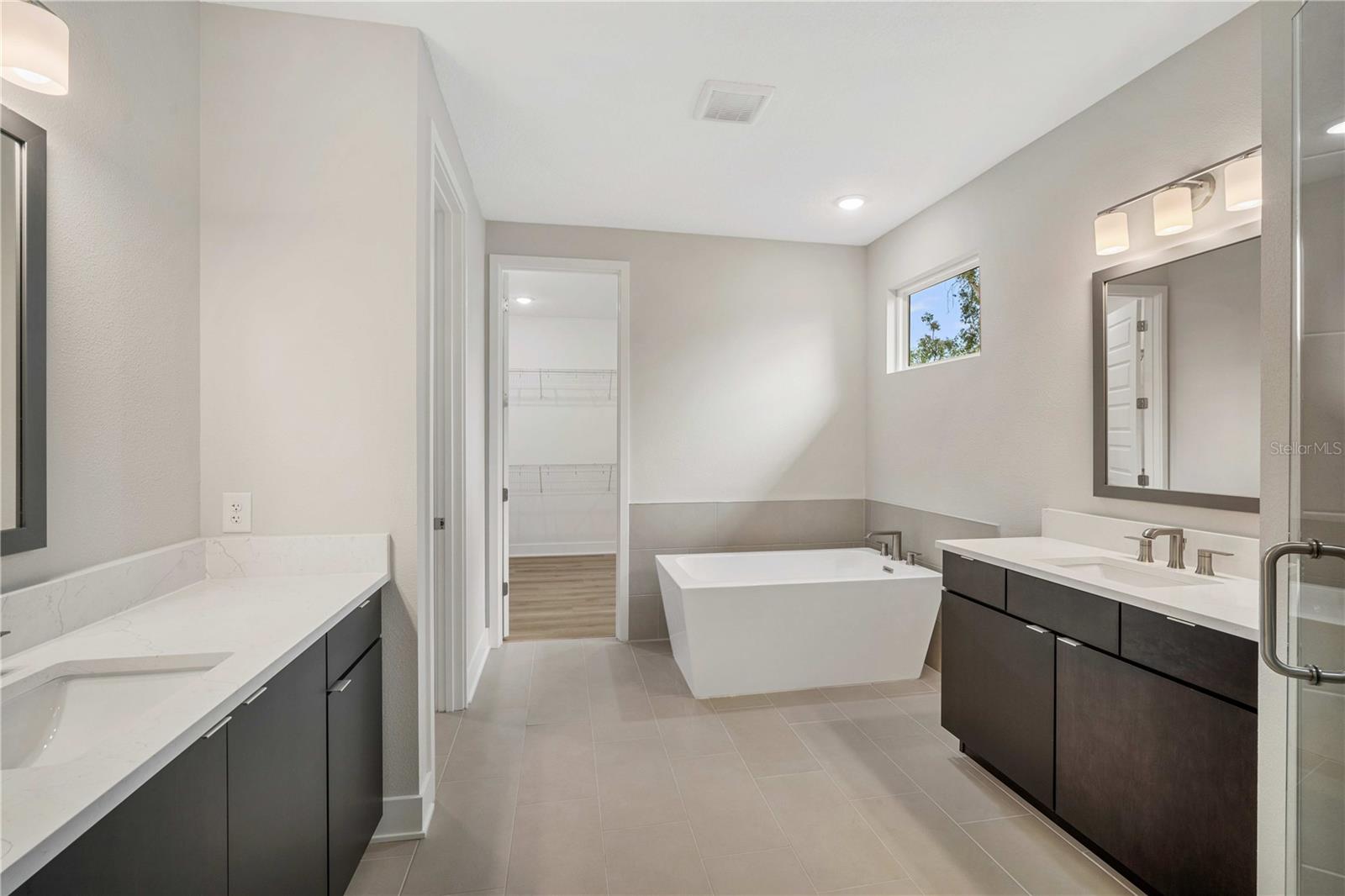 Master bathroom- Dual sinks
