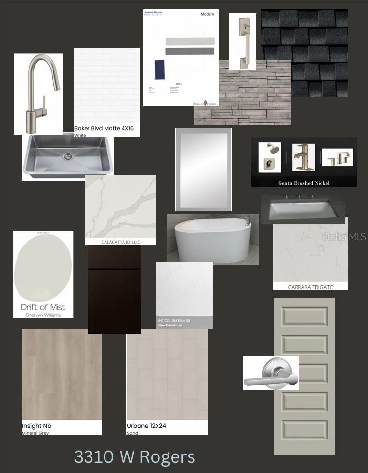 LVP Flooring and quartz countertops throughout