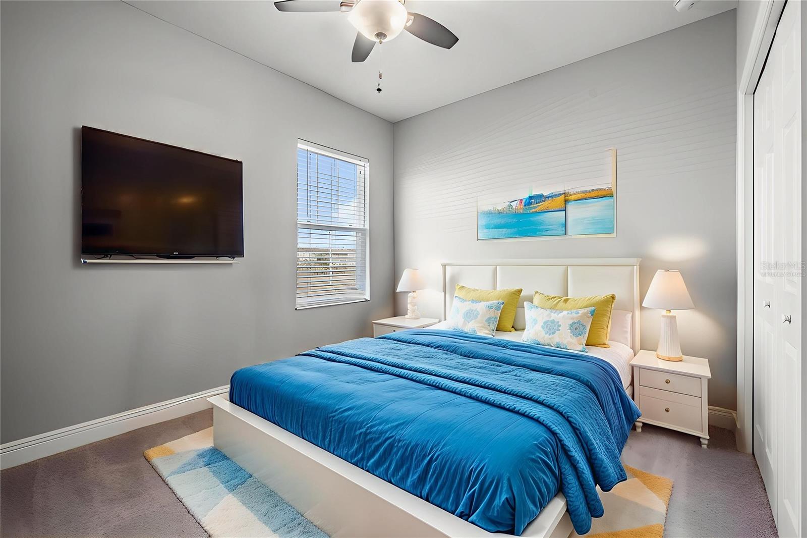 Virtually Staged Bedroom 4