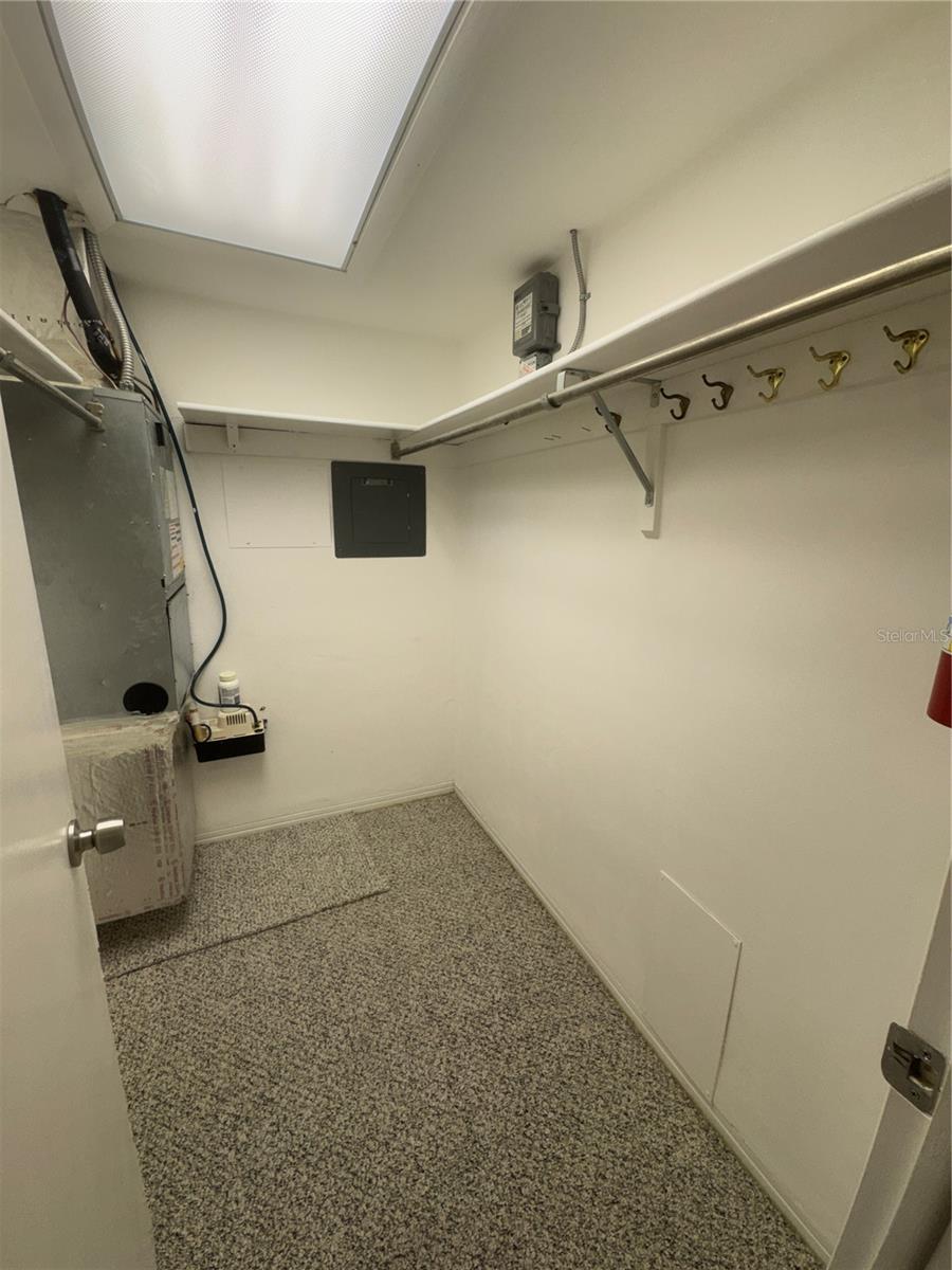 Primary walk in closet