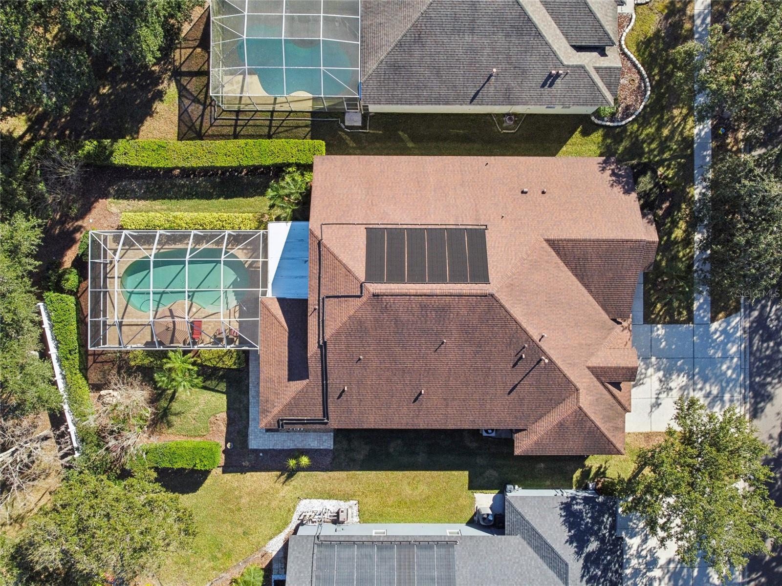 AERIAL VIEW OF HOME