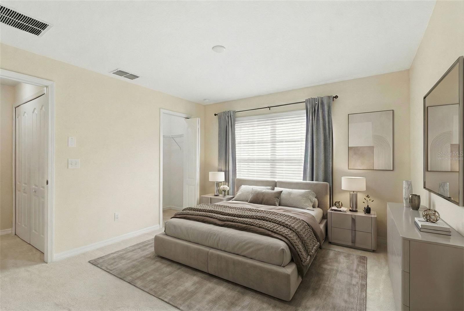 Virtually Staged - Primary Bedroom
