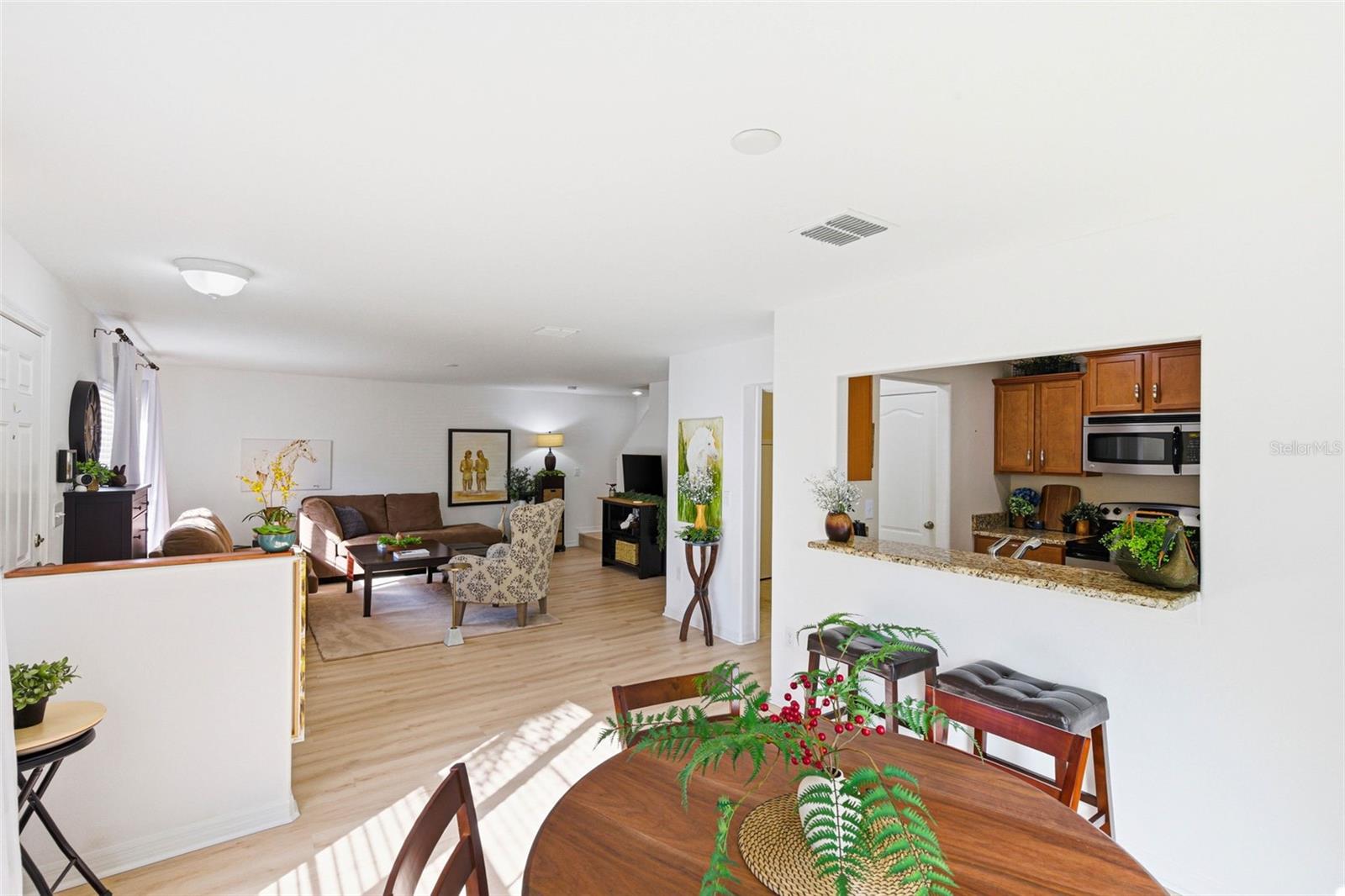 View from Dining Room towards Living Room